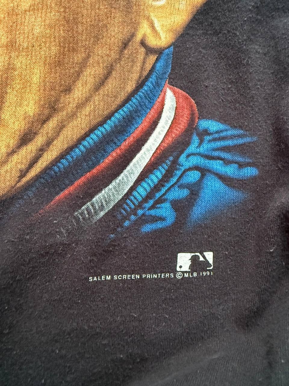 MLB Very Rare Vintage 90s MLB Texas Rangers Nolan Ryan Tshirt Size US XL / EU 56 / 4 - 5 Thumbnail