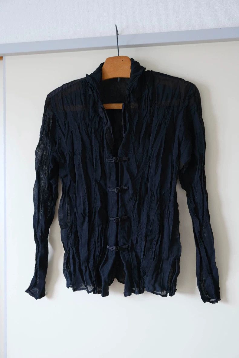 Issey Miyake Issey Miyake size:F Button-down pleated shirt Size US XXS / EU 40 - 1 Thumbnail