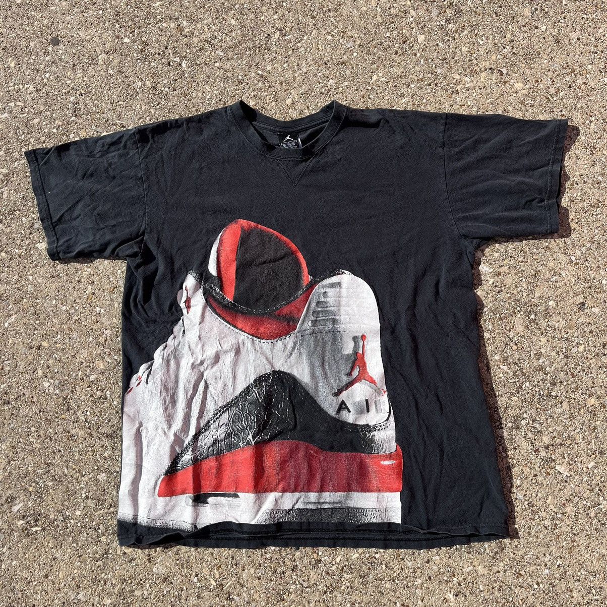 Jordan Brand × Nike Rare Vintage Jordan 3 Graphic Tee Size US L / EU 52-54 / 3 - 1 Thumbnail