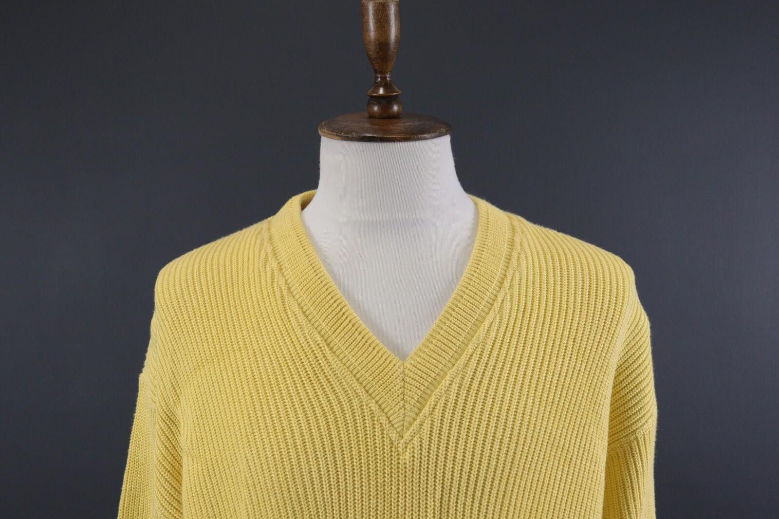 Carlo Colucci Carlo Colucci Yellow Knit Ribbed Size L-XL US 44 EU 554 Size US L / EU 52-54 / 3 - 2 Thumbnail