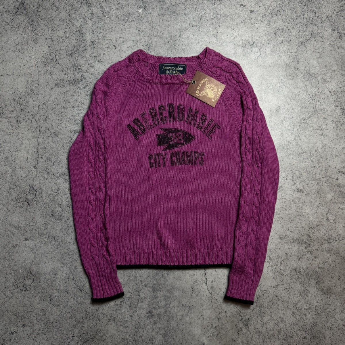Abercrombie & Fitch NEW Abercrombie & Fitch Vintage Rare Sweater Size L / US 10 / IT 46 - 1 Thumbnail