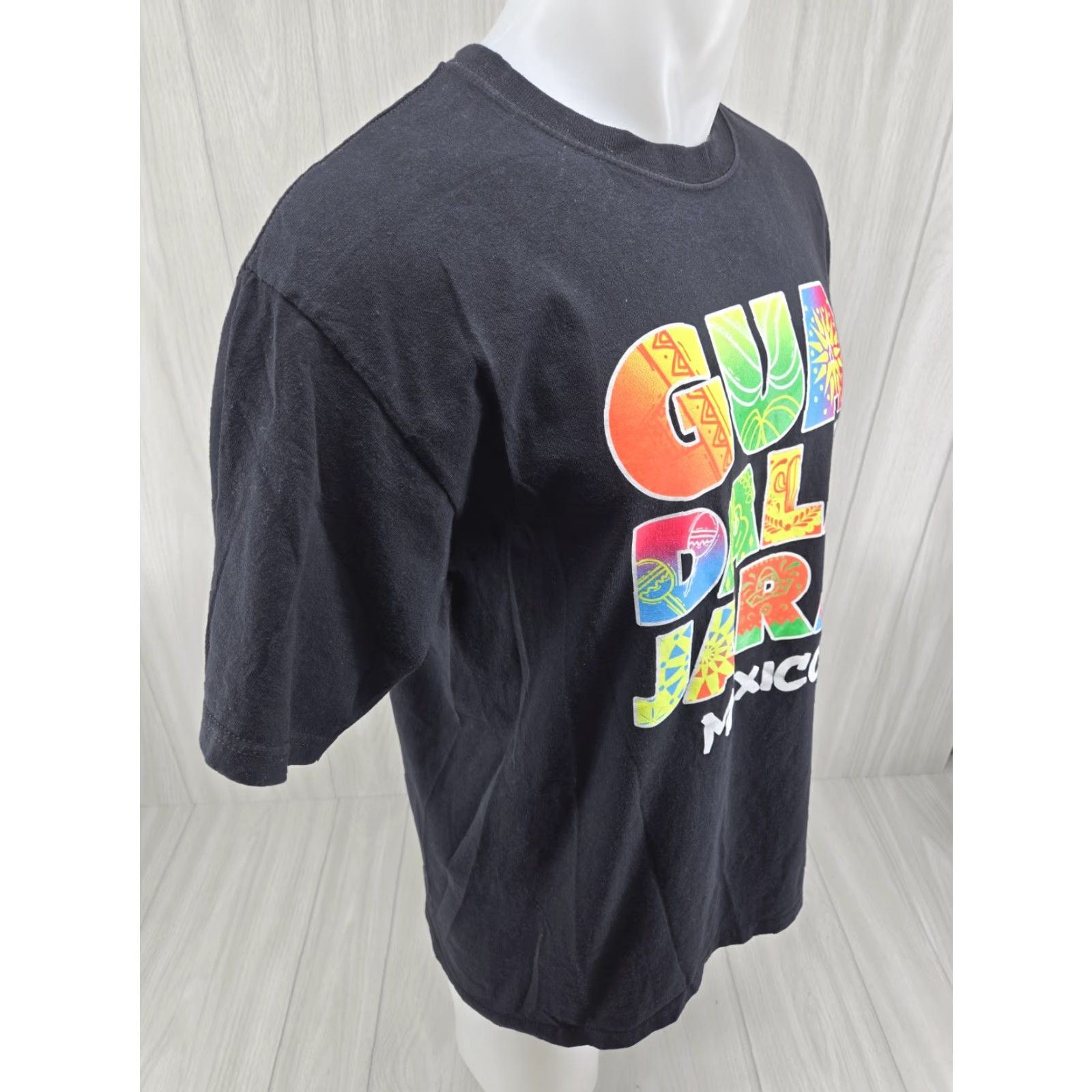 Vintage VINTAGE Guadalajara Mexico Soccer T-Shirt Large Black Mens Nike? Size US L / EU 52-54 / 3 - 7 Thumbnail