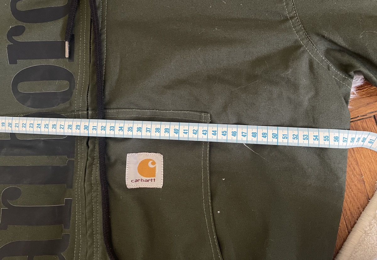 Marlboro CUSTOM Reworked Carhartt x Marlboro Moss Green Active Jacket Size US M / EU 48-50 / 2 - 6 Thumbnail
