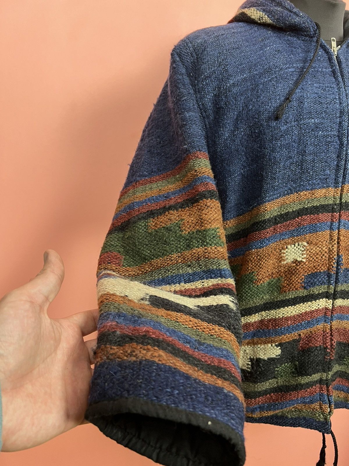 Vintage Avan garde vintage wool zip jacket hooded hype rare Size US M / EU 48-50 / 2 - 4 Thumbnail