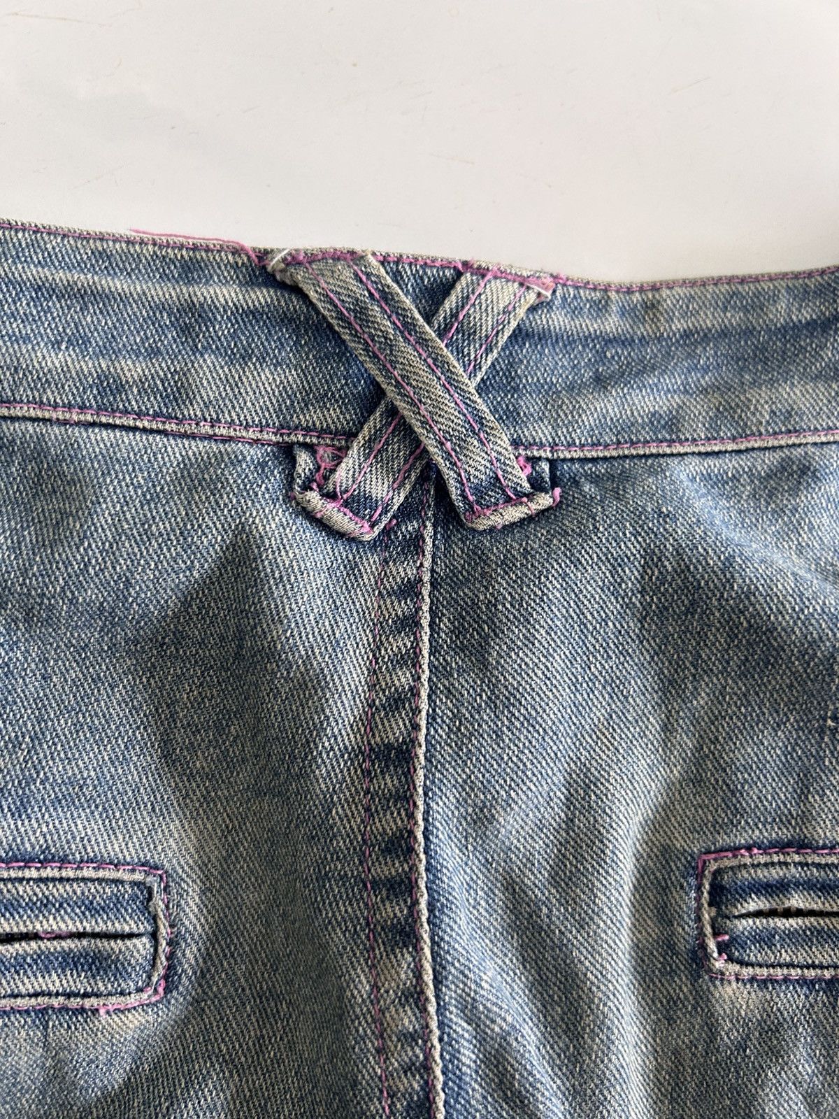 Japanese Brand × Vintage 💥 Vintage Japanese Denim Paint Splatter Jeans Size US 30 / EU 46 - 15 Thumbnail