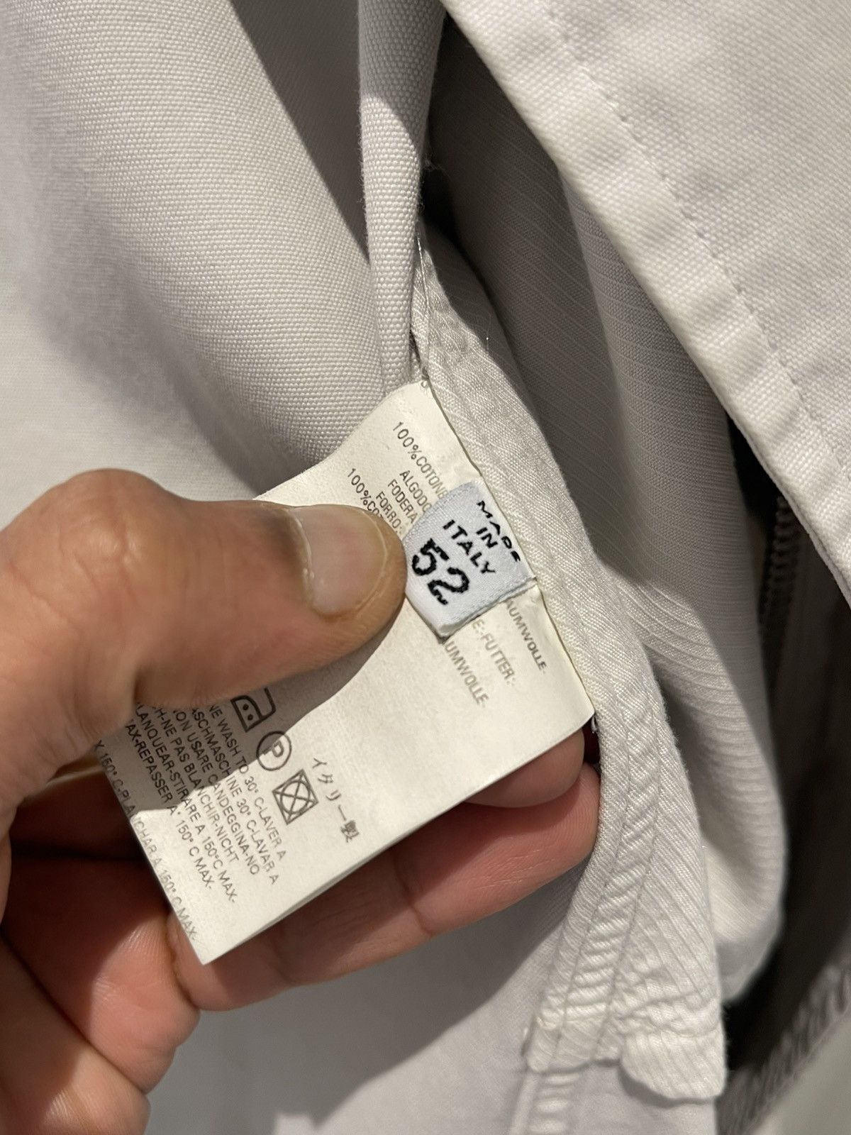 Maison Margiela Maison Martin Margiela SS06 Light Grey Cotton Field Jacket Size US L / EU 52-54 / 3 - 24 Thumbnail