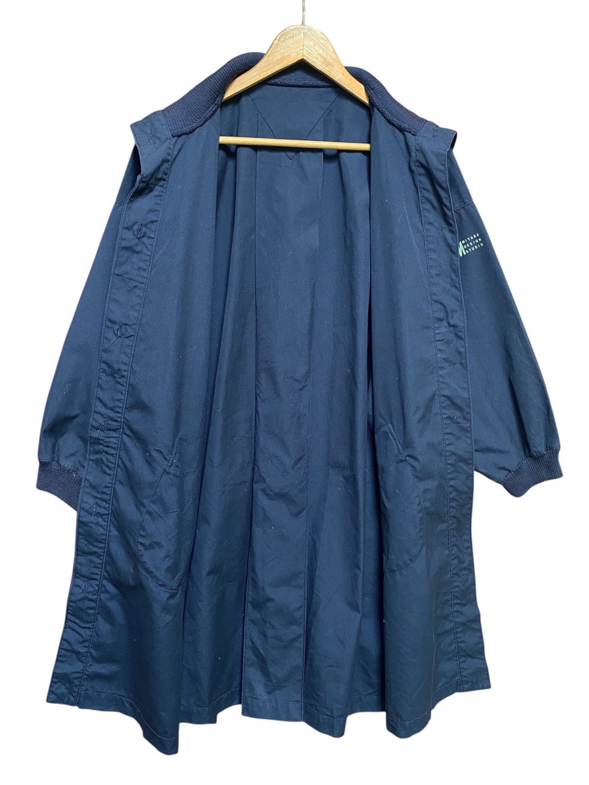 Issey Miyake × Vintage 🔥 SQUERREL COAT By ISSEY MIYAKE NAVY BLUE JACKET Size US M / EU 48-50 / 2 - 3 Thumbnail