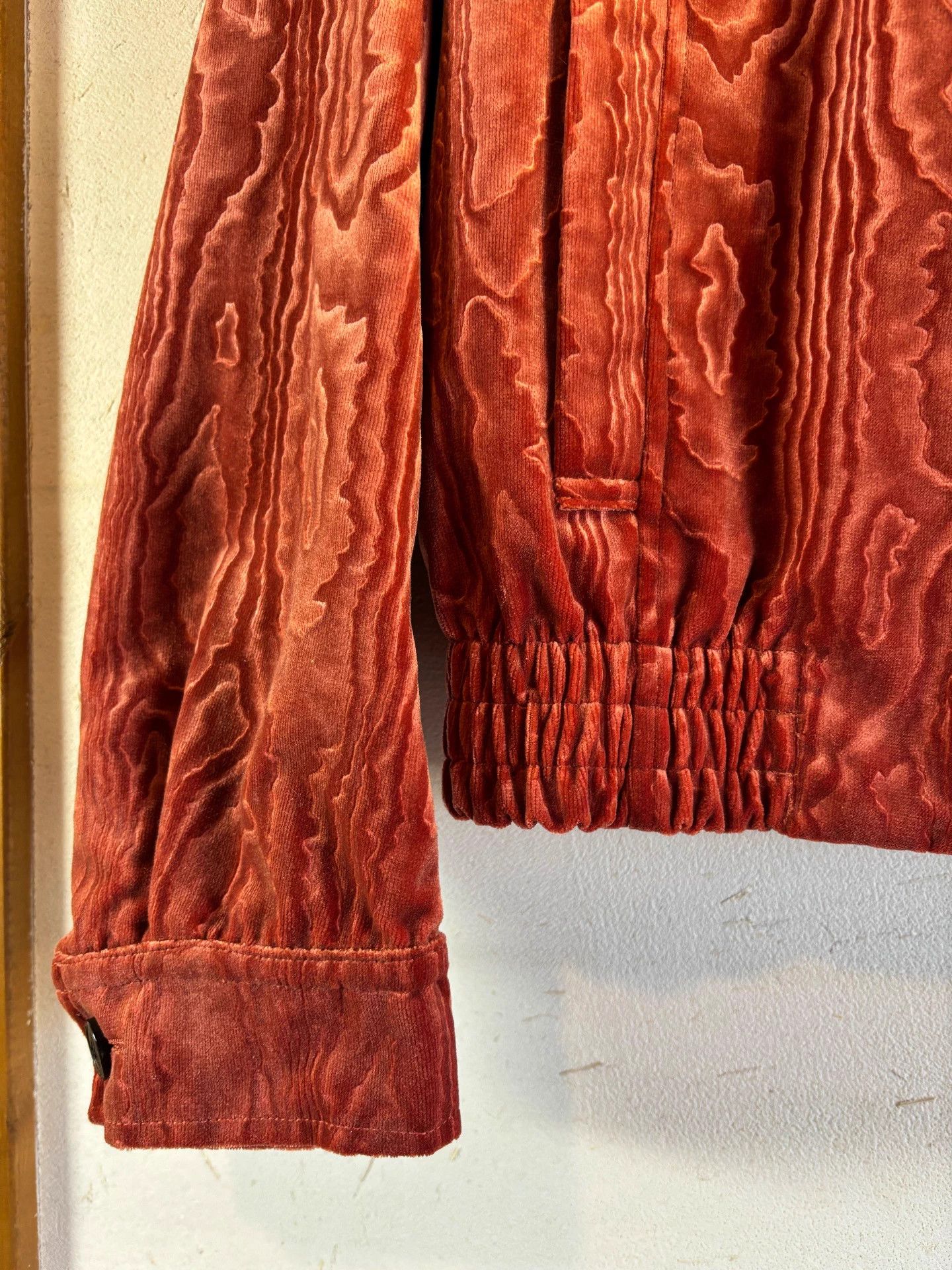 Dries Van Noten DVN Ripple Velvet Boxy Jacket Size US M / EU 48-50 / 2 - 6 Thumbnail