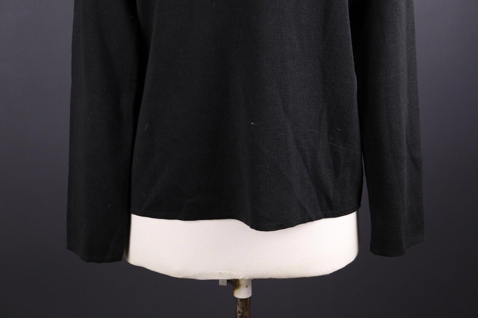 Carlo Colucci Carlo Colucci Black Wool Turtle Neck Knit Sweater Size 42 Size M / US 6-8 / IT 42-44 - 7 Thumbnail