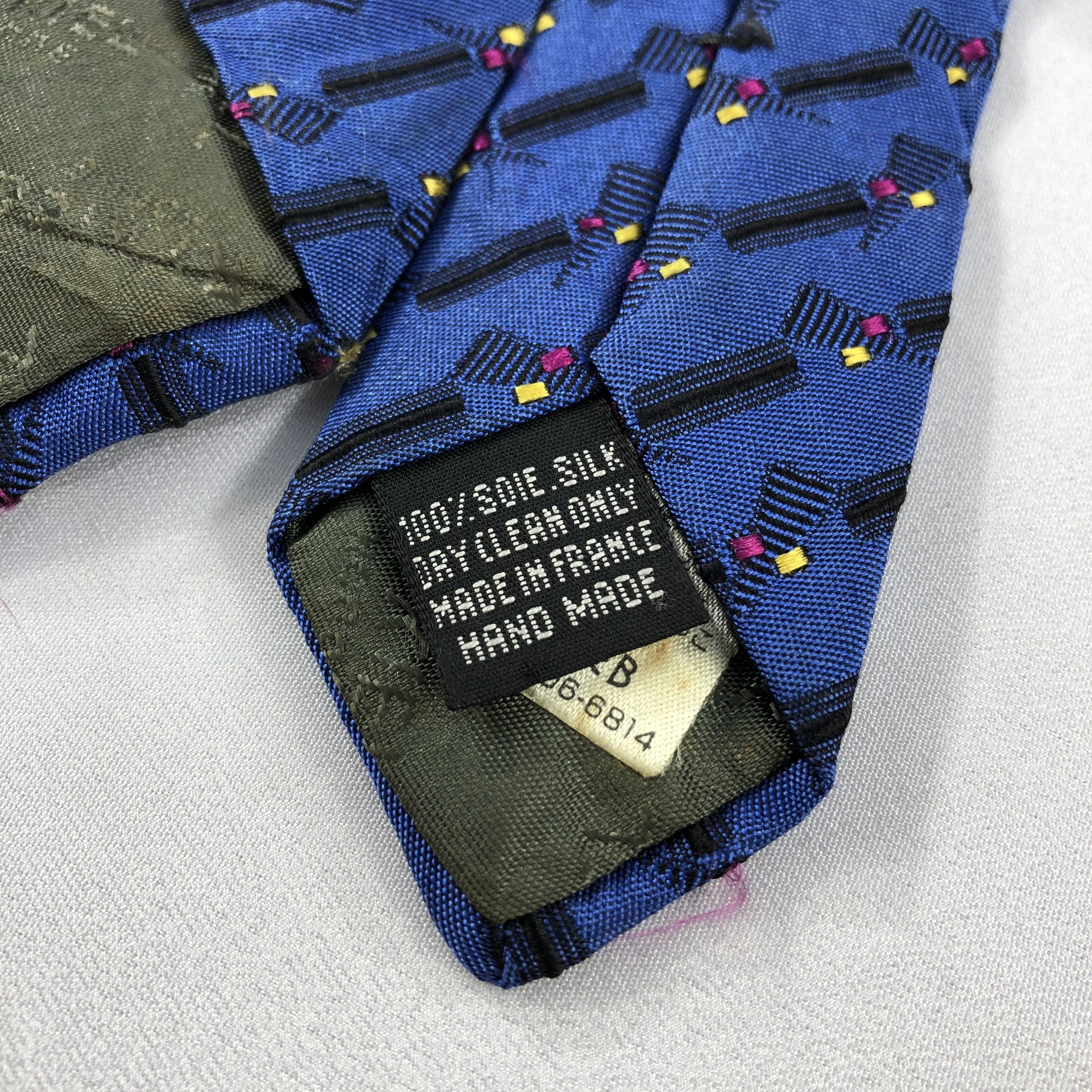 Sonia Rykiel × Vintage Rykiel Homme Silk Neck Ties T101 Size ONE SIZE - 5 Thumbnail