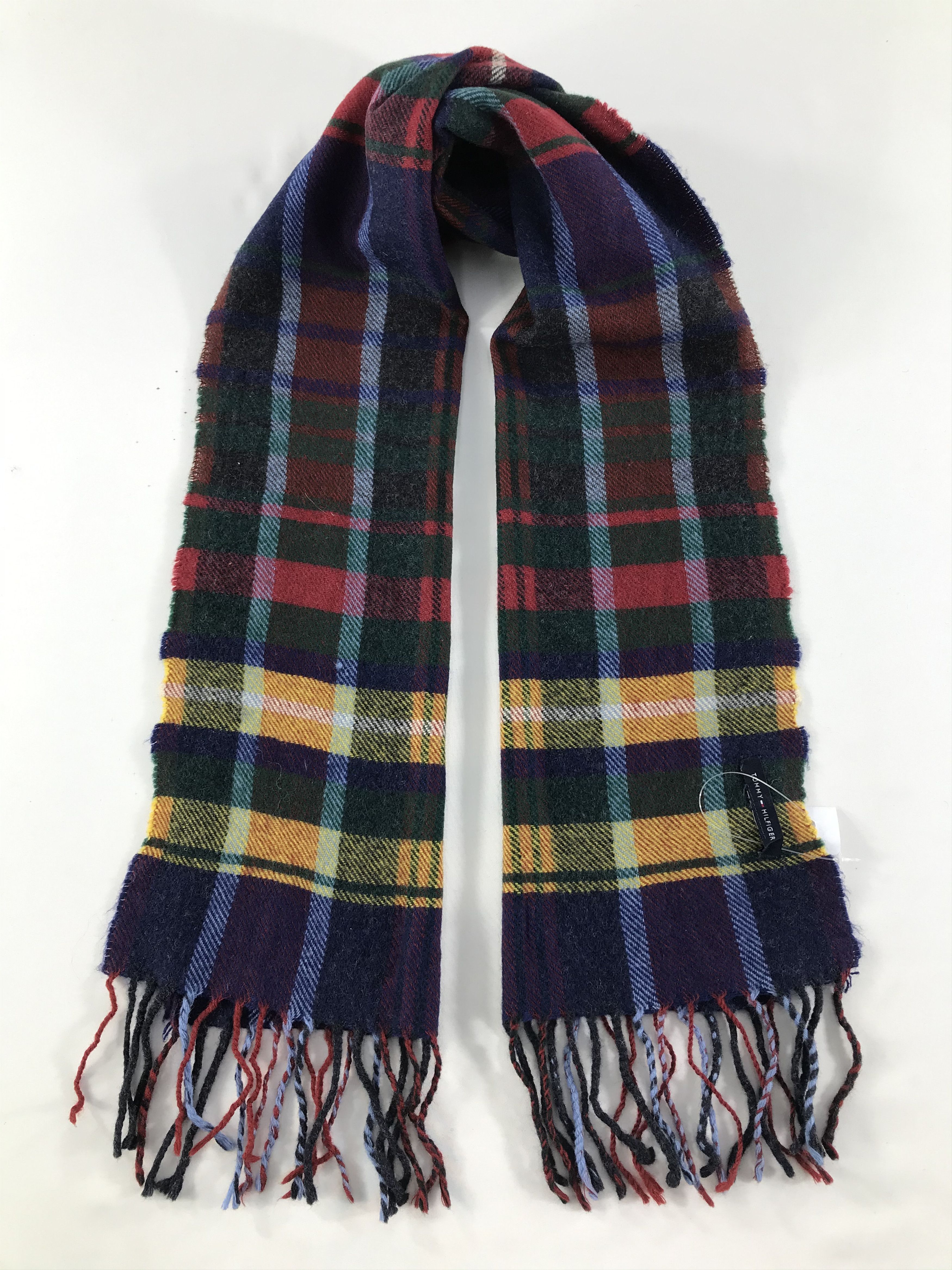 Tommy Hilfiger × Vintage Tommy Hilfiger Scarf / Muffler / Neckwear - WW2374 Size ONE SIZE - 1 Thumbnail