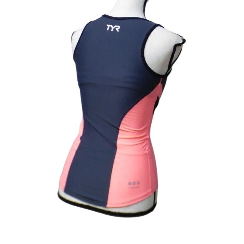 Other TYR WOMEN'S COMPETITOR SINGLET, GRAY/CORAL, Size XS Size XS / US 0-2 / IT 36-38 - 6 Thumbnail
