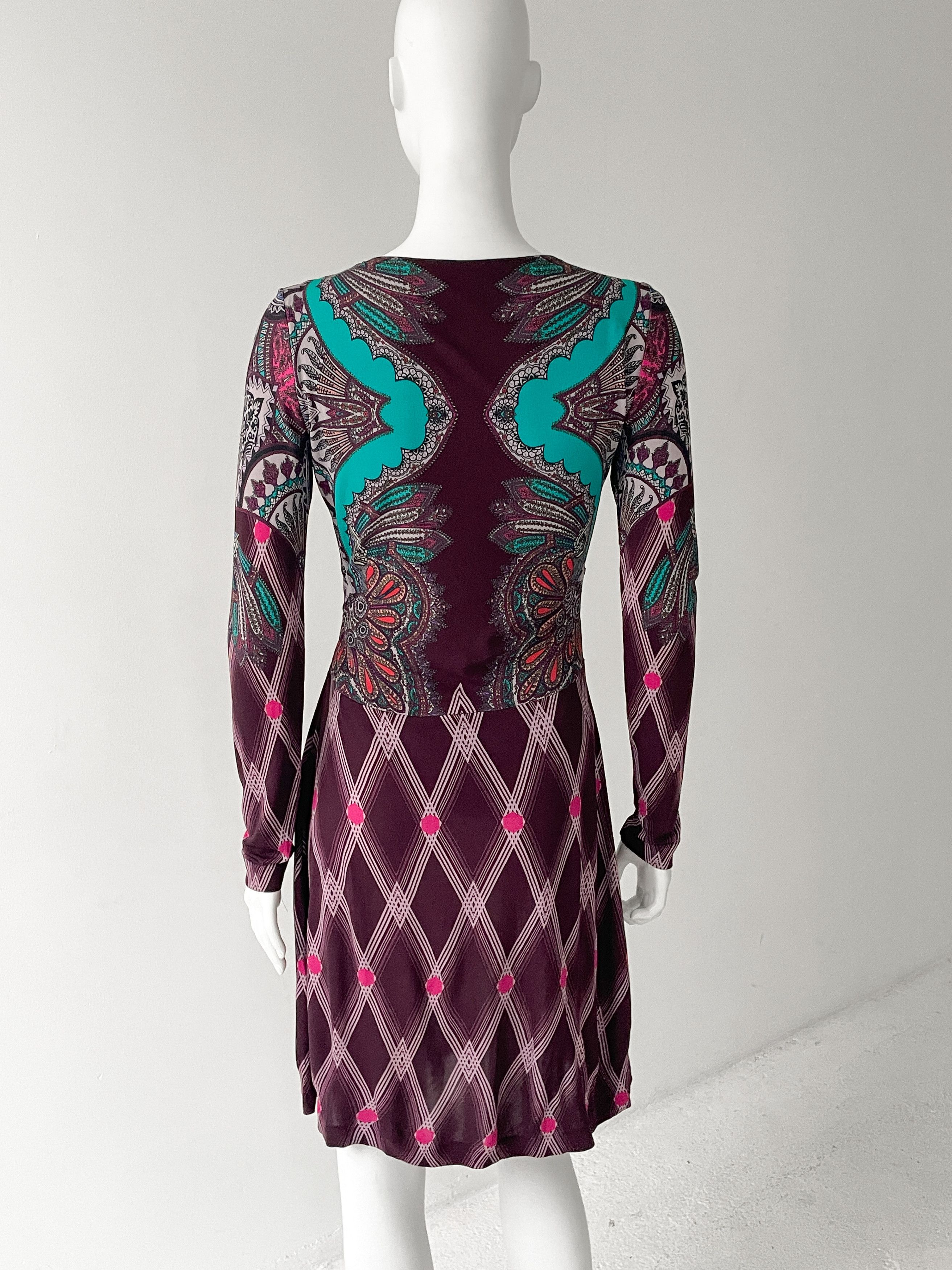 Etro geometric print dress Size S / US 4 / IT 40 - 6 Thumbnail