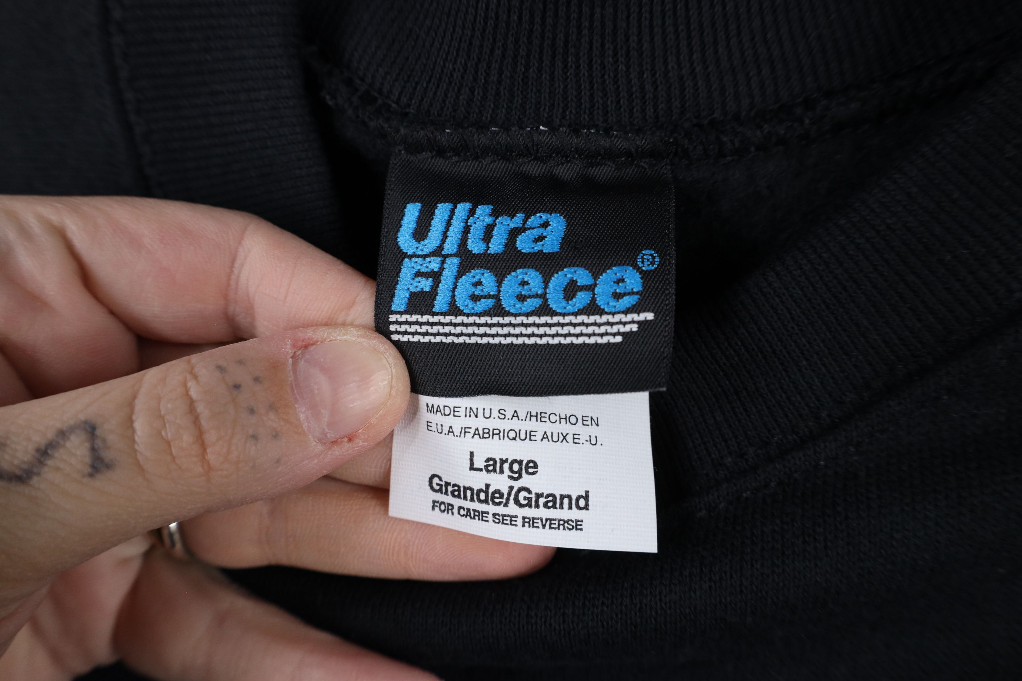 Vintage Deadstock Vintage 80s 90s Streetwear Sweatshirt Black USA Size US L / EU 52-54 / 3 - 4 Thumbnail