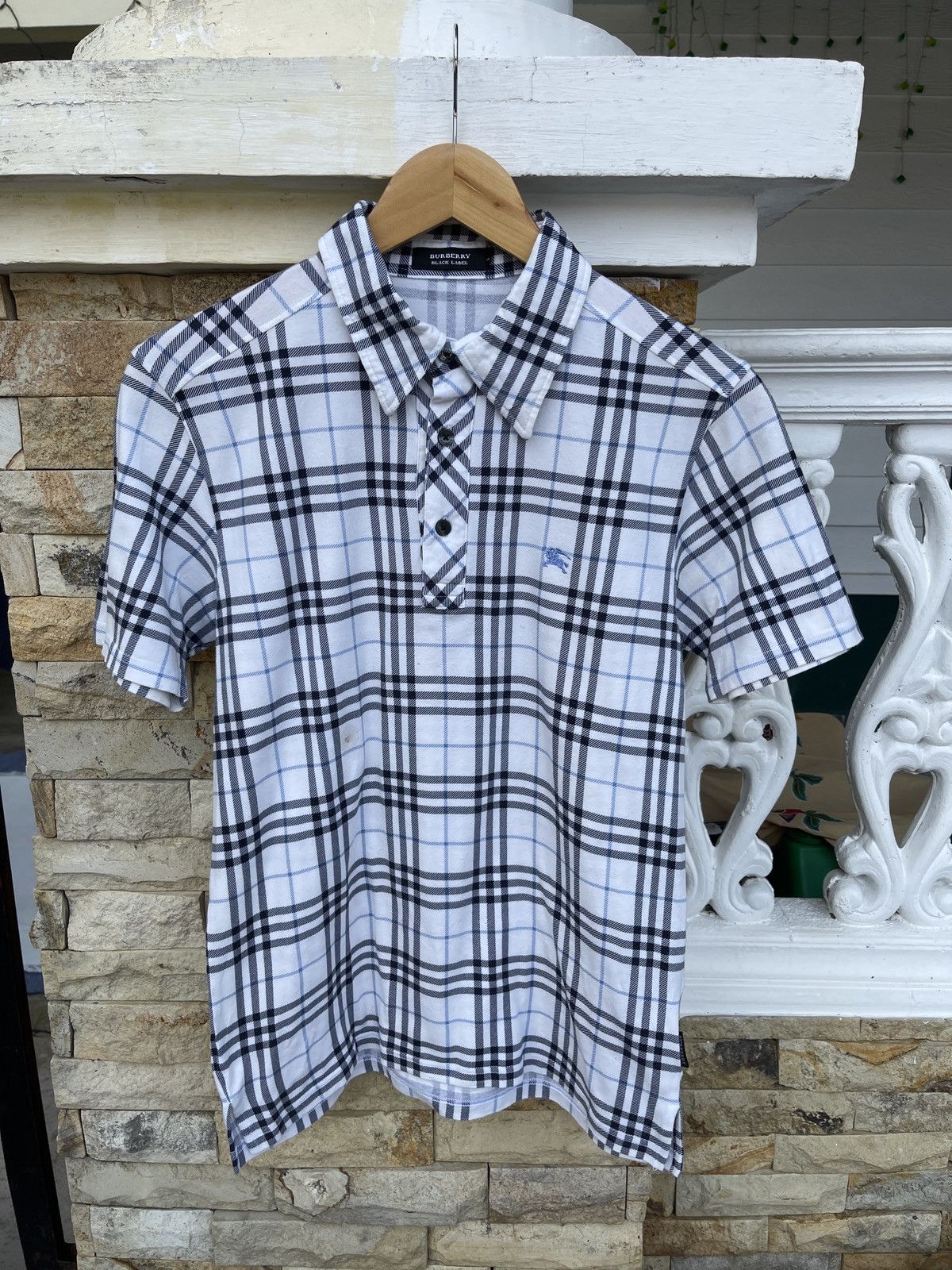 Black Label × Burberry Last Drop🔥Rare🔥Burberry Black Label Polo Tee Size US S / EU 44-46 / 1 - 1 Thumbnail