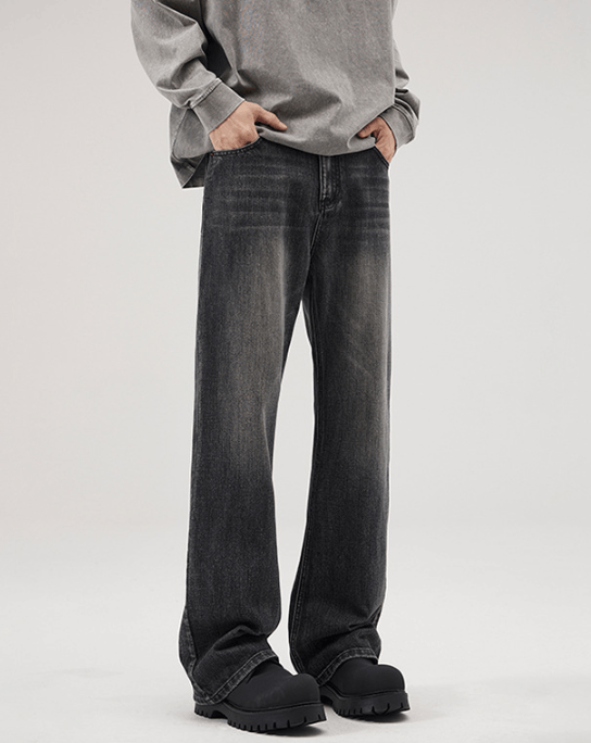 Japanese Brand × Jean American baggy retro scimitar flared distressed jeans Size US 32 / EU 48 - 3 Thumbnail