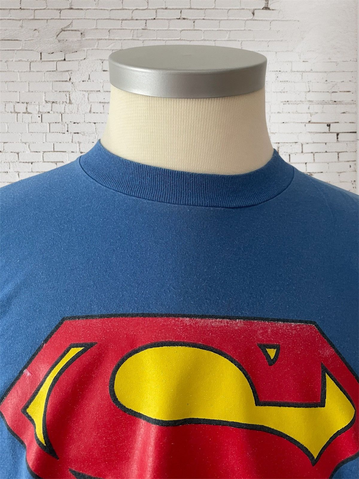 Vintage Vintage Superman T-Shirt, single stitched Size US XL / EU 56 / 4 - 3 Thumbnail