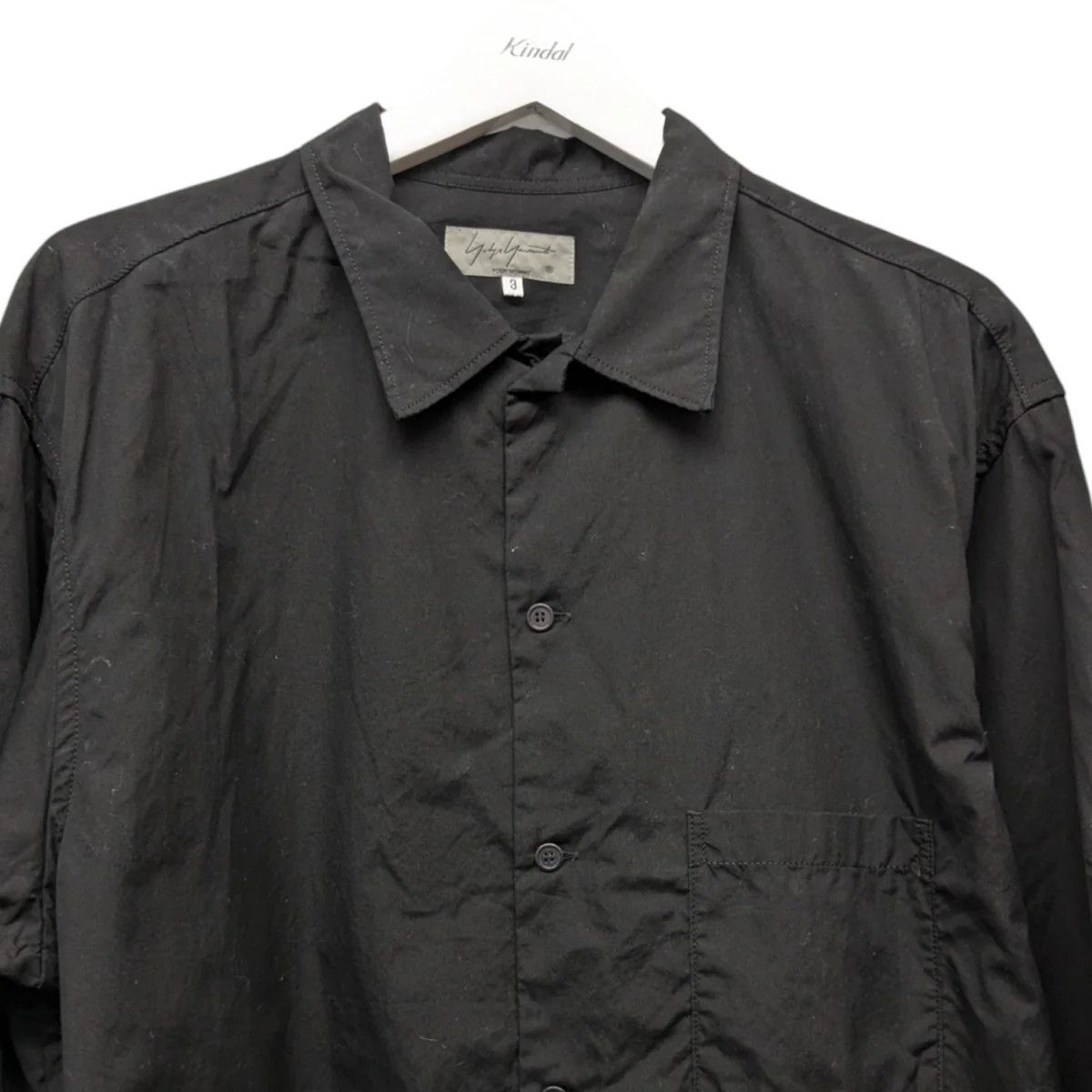Yohji Yamamoto Yohji Yamamoto POUR HOMME Open Back Chain Stitch Shirt Size US L / EU 52-54 / 3 - 3 Thumbnail