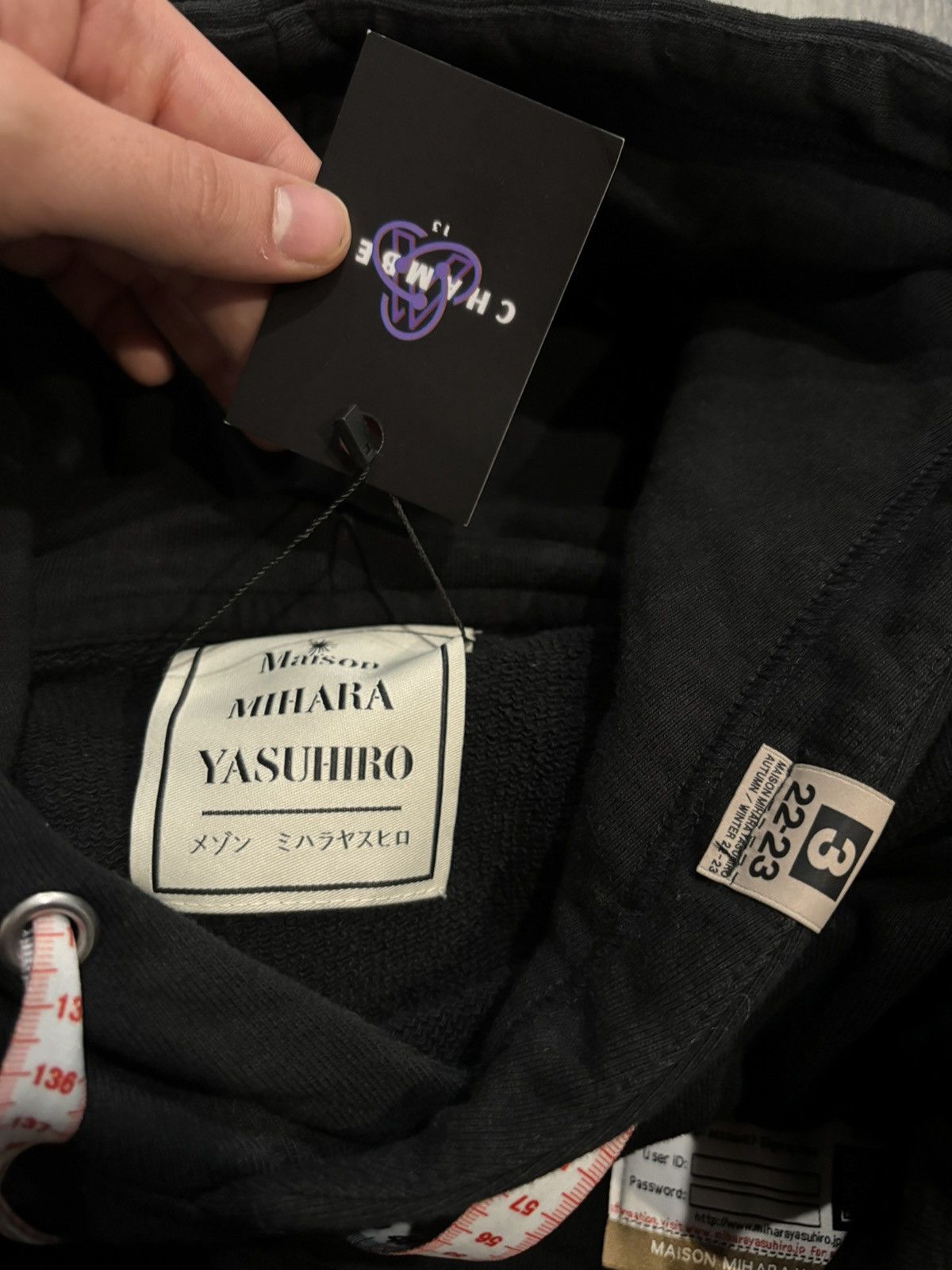 Maison MIHARA YASUHIRO MMY HOODIE black medium Size US M / EU 48-50 / 2 - 3 Thumbnail