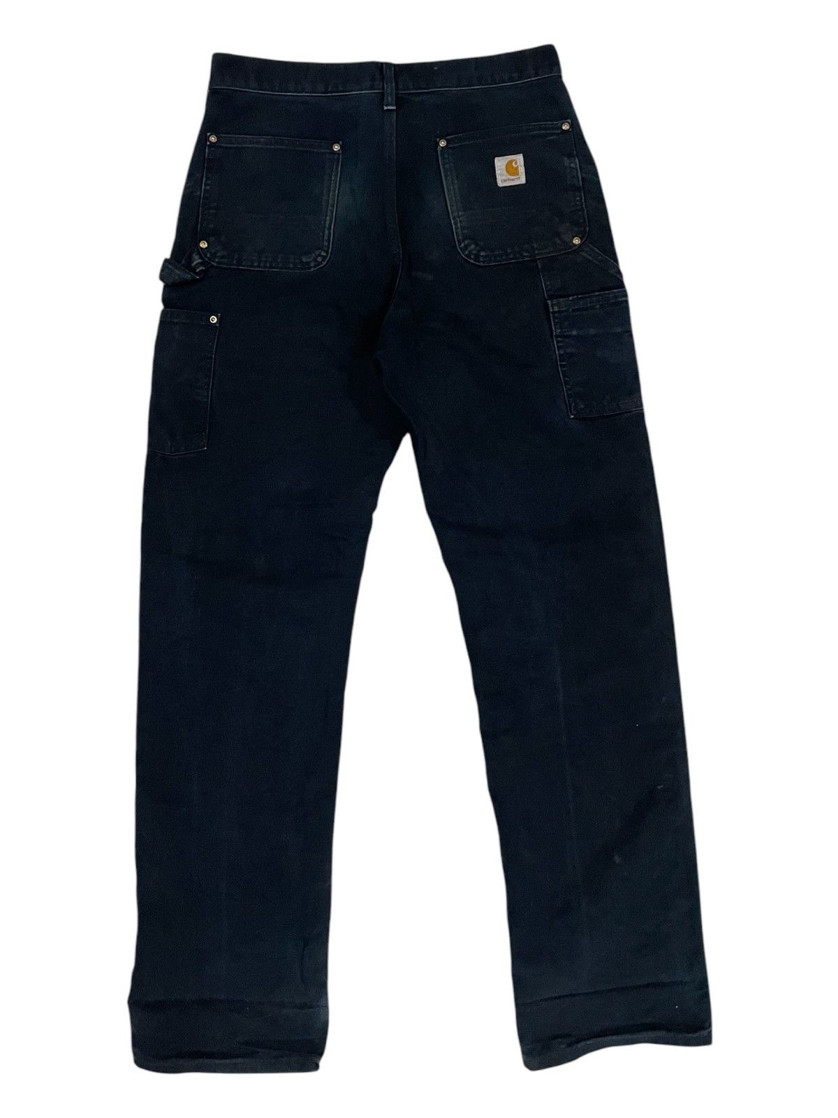 Carhartt Vintage Carhartt Detroit Black Double Knee Duck Cotton Jeans Size US 30 / EU 46 - 2 Thumbnail