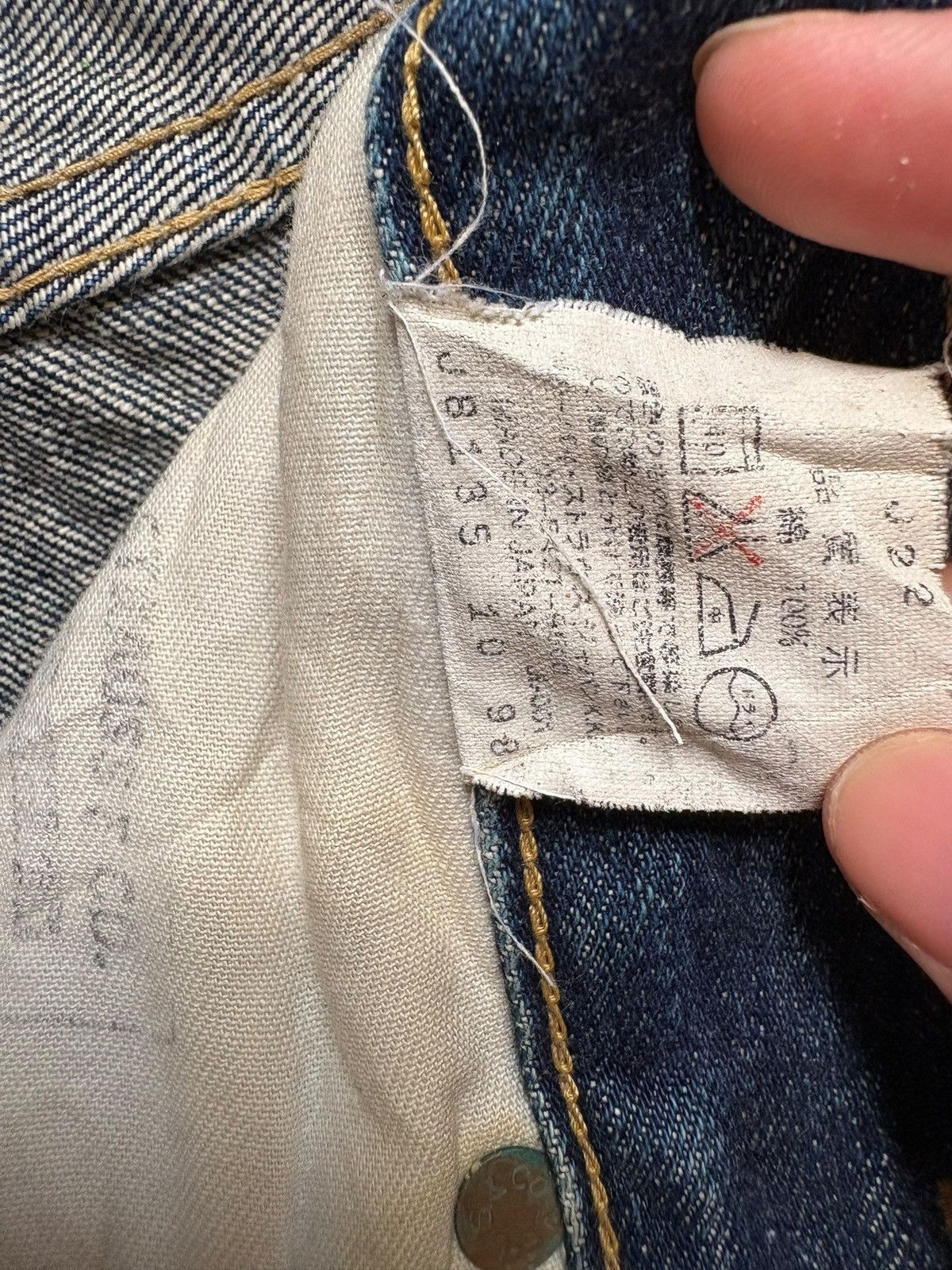 Levi's Vintage 80s Levis 503 BXX Big E Distressed Baggy Jean Size US 31 - 12 Thumbnail