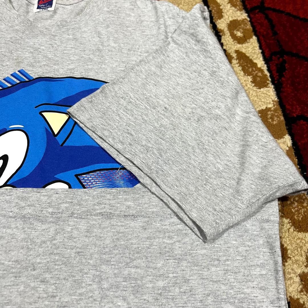 Anime Vintage 90s Segasonic The Hedgehog SEGA Rare T Shirt Size US L / EU 52-54 / 3 - 4 Thumbnail
