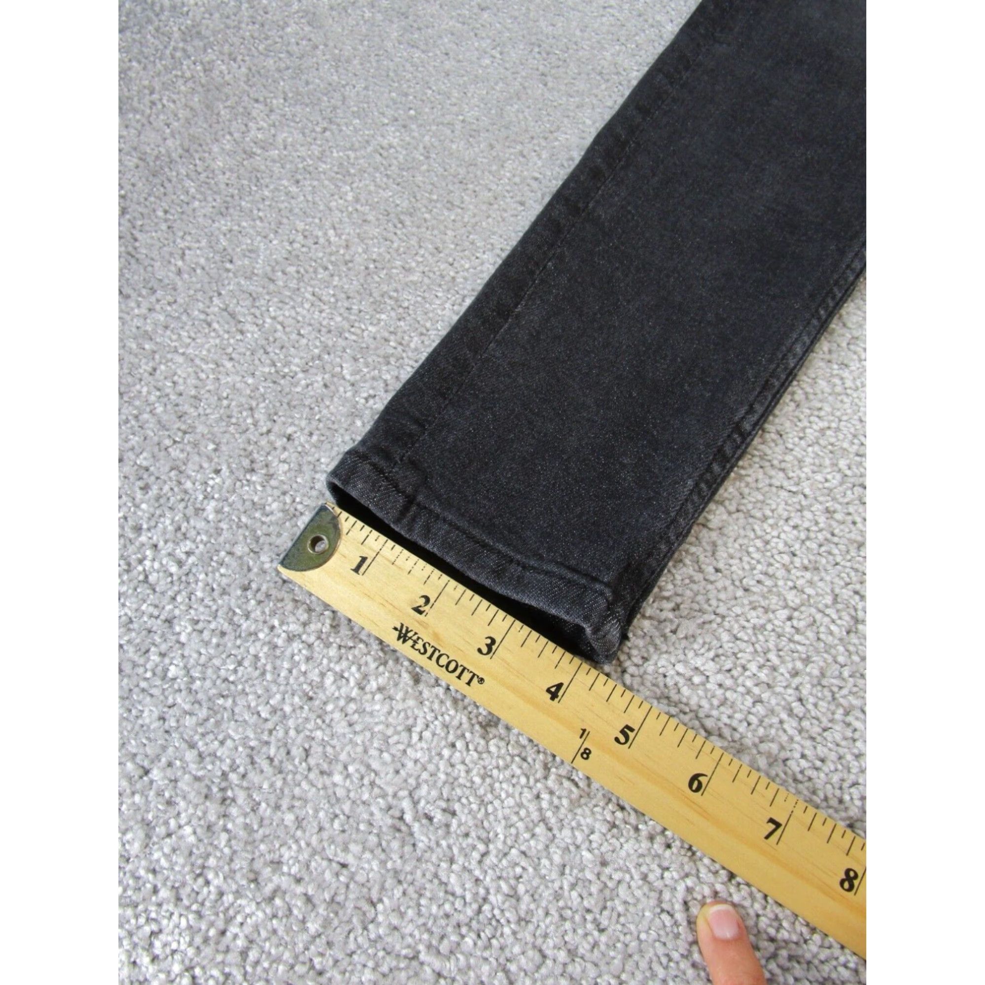 Zara Womens High Rise Black Zara Skinny Jeans 4 XL Extra Large Size 27" / US 4 / IT 40 - 5 Thumbnail