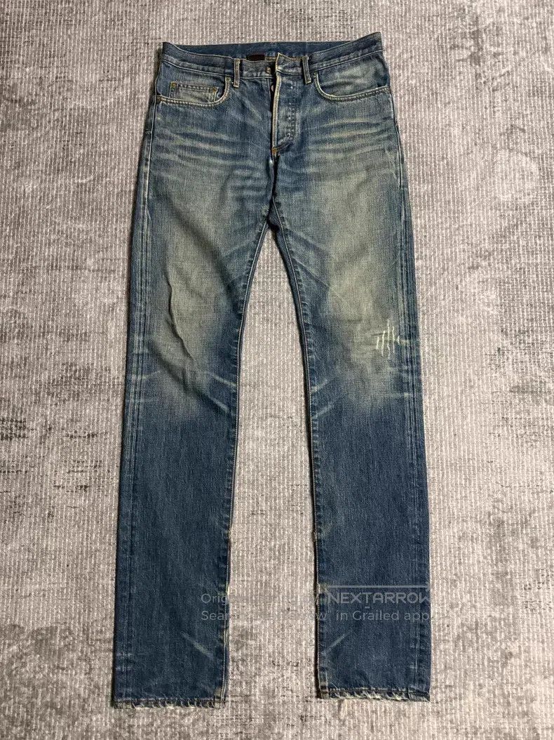 Dior Dior Classic light blue ghost claw water-washed destroyed Size US 31 - 2 Thumbnail