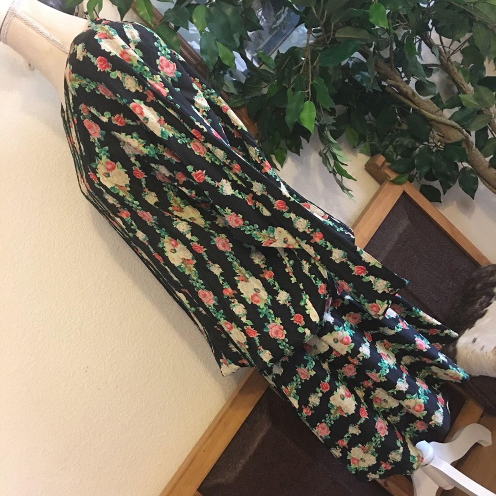 Vintage Vintage 80s Carole Little elastic band dress Size XL / US 12-14 / IT 48-50 - 4 Thumbnail