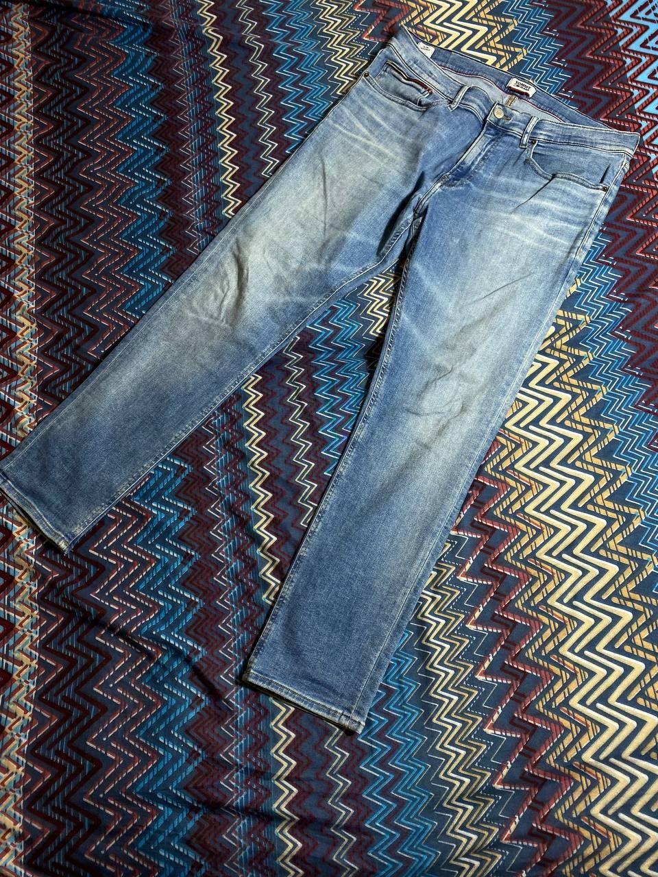 Tommy Hilfiger × Vintage Vintage FADED RIPPEP Jean denim PANTS Size US 33 - 19 Thumbnail