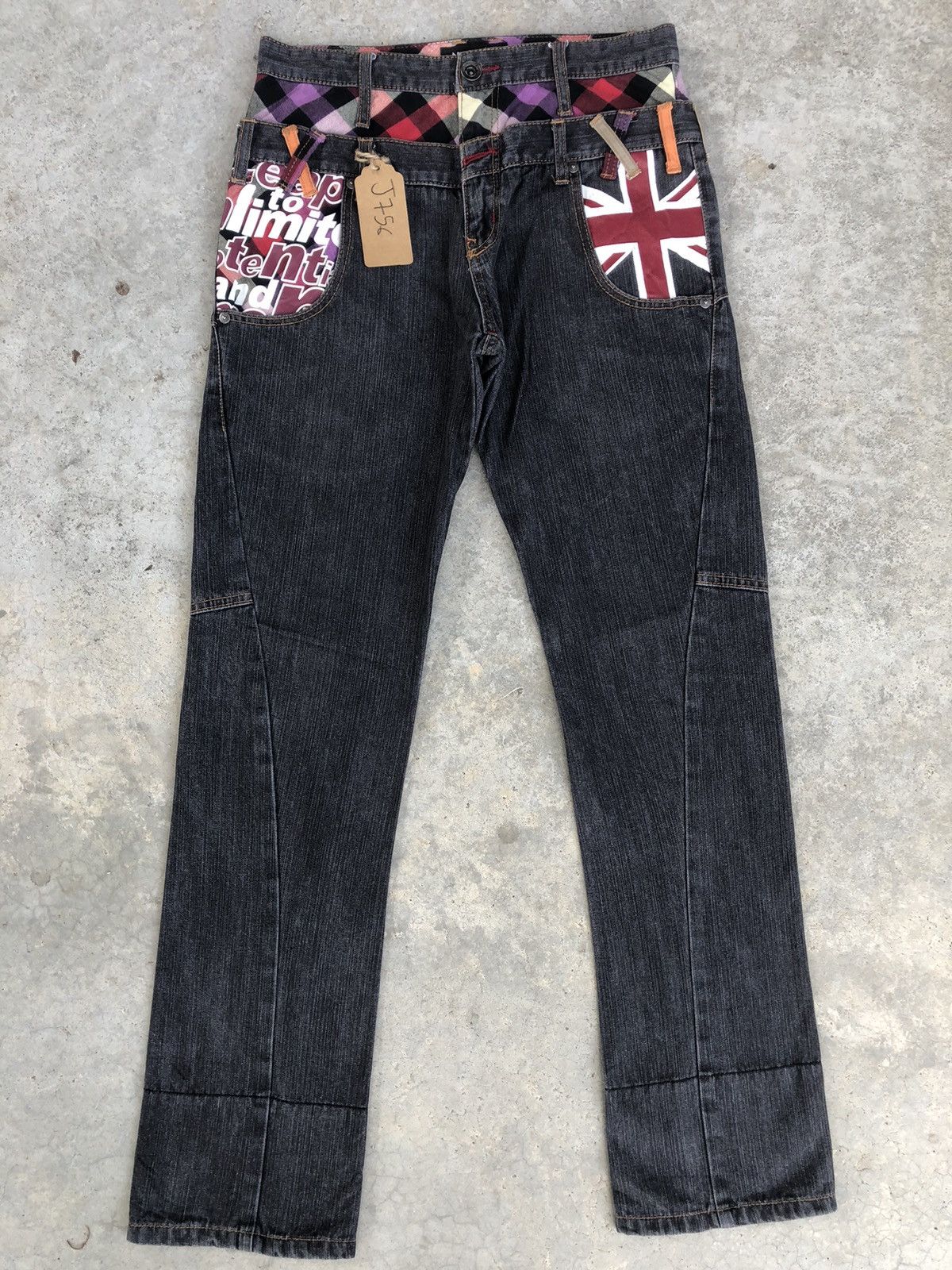 Hysteric Glamour Japanese Nylaus Double Waist Distressed Jeans Size US 30 / EU 46 - 1 Thumbnail