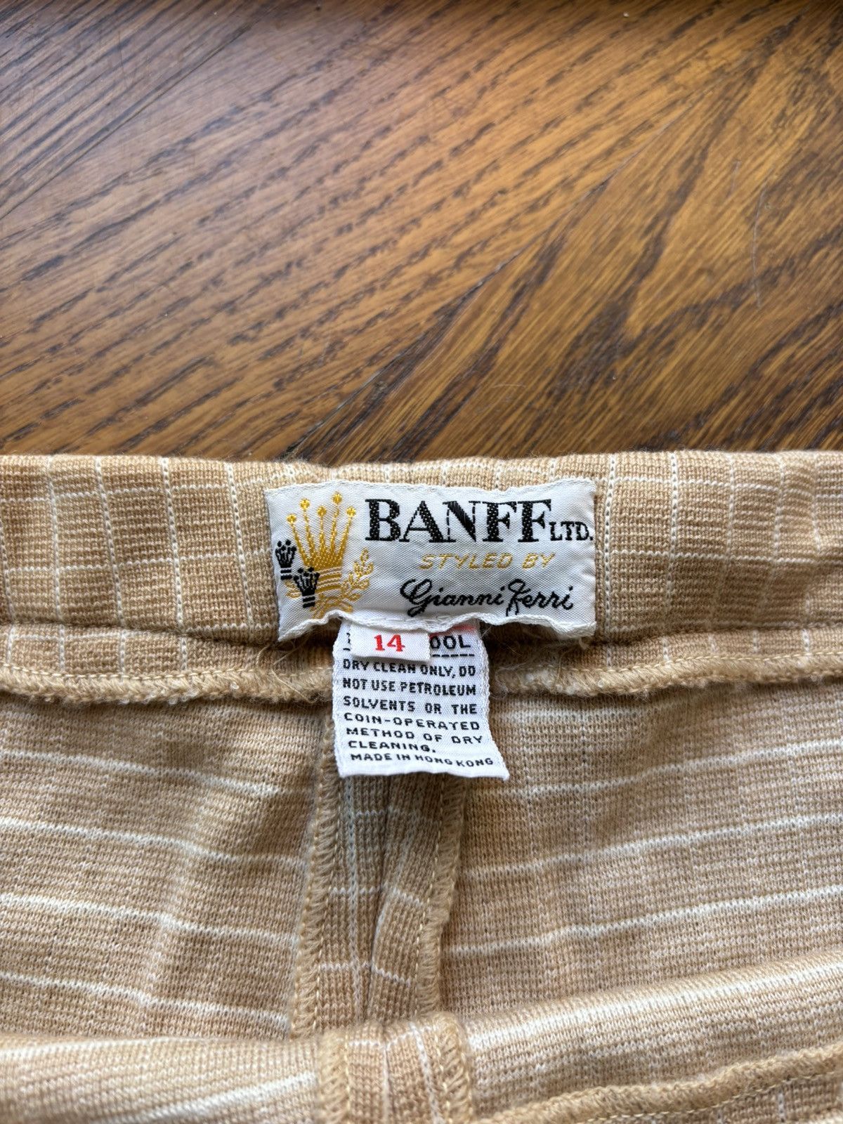 Vintage 1970s Apres Ski Leggings Vintage Wool Pants Plaid Banff 70s Size 32" / US 10 / IT 46 - 8 Thumbnail