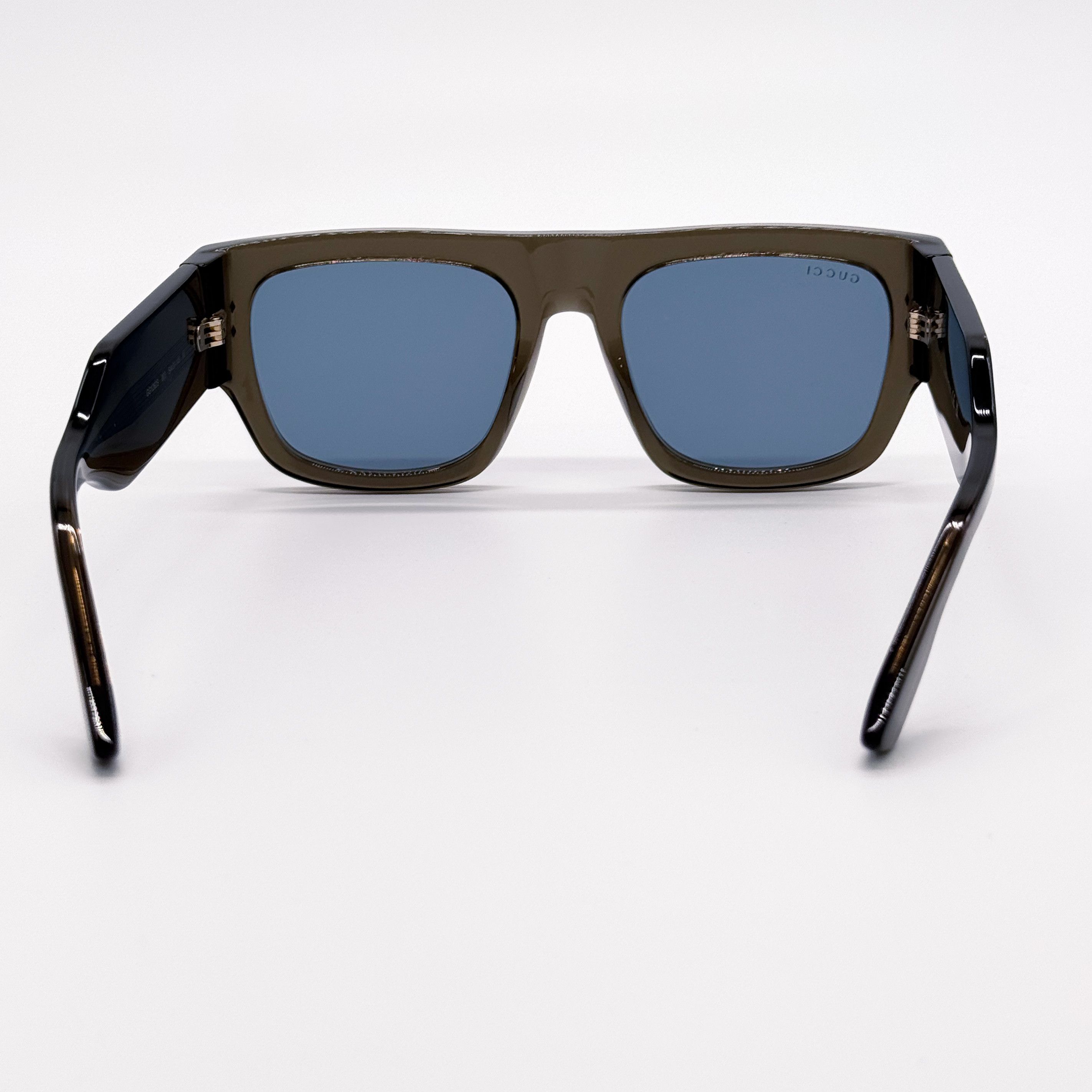 Gucci NEW AUTHENTIC GG1262S 003 GUCCI UNISEX SHIELD SUNGLASSES Size ONE SIZE - 8 Thumbnail