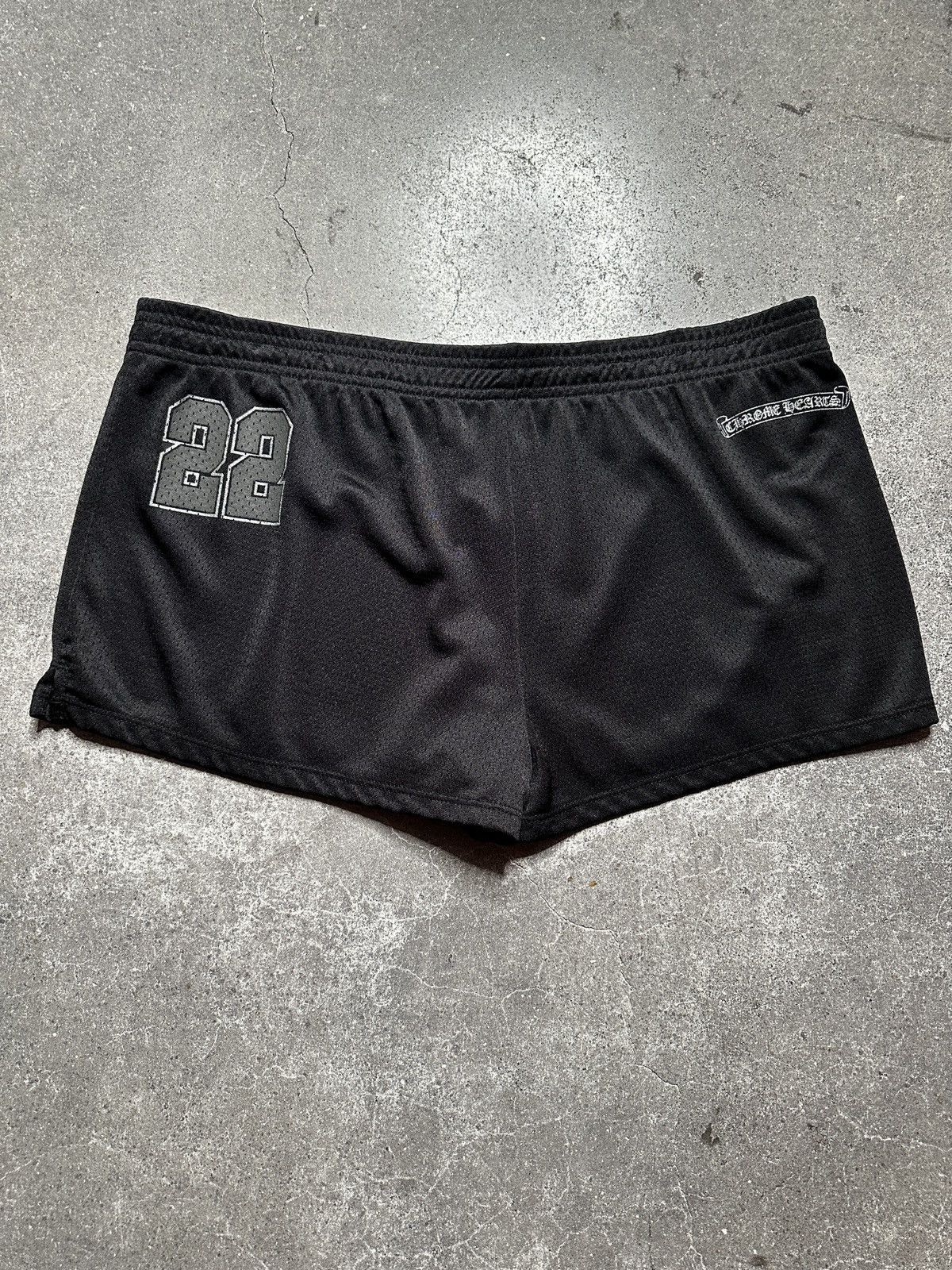 Chrome Hearts Chrome Hearts Womens Varsity Mesh CH 22 Shorts Black Size XL Size 38" / US 16 / IT 52 - 4 Thumbnail