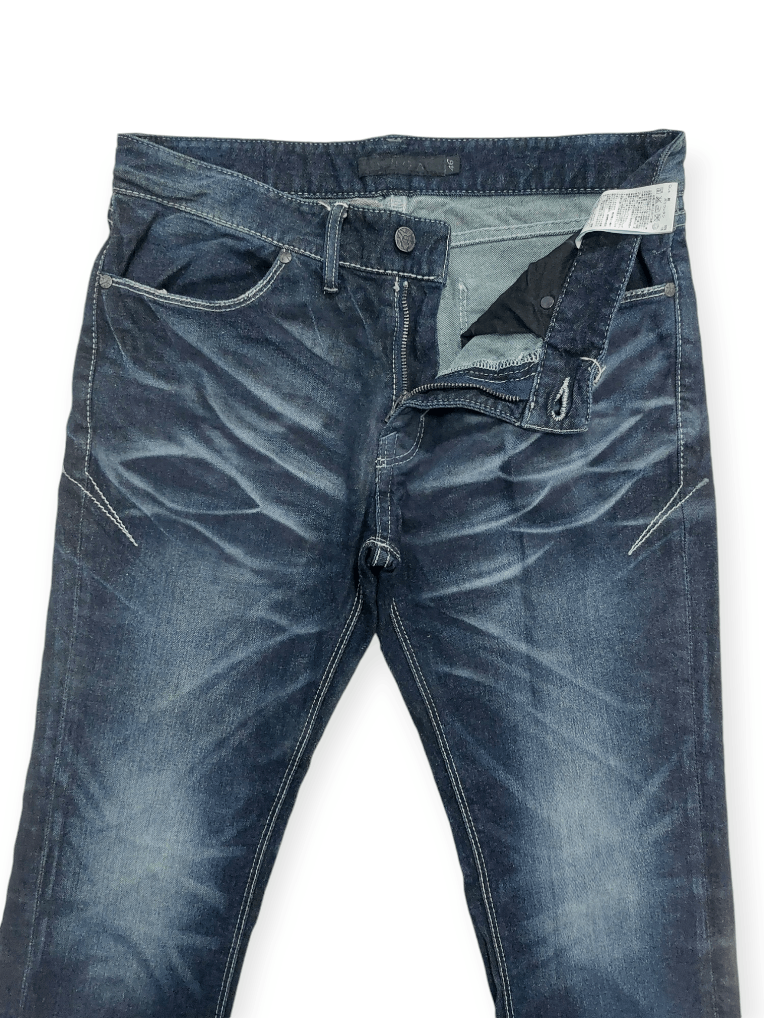 GOSTAR DE FUGA × Japanese Brand × Vintage FUGA Spiral Distressed Denim Size US 32 / EU 48 - 5 Thumbnail