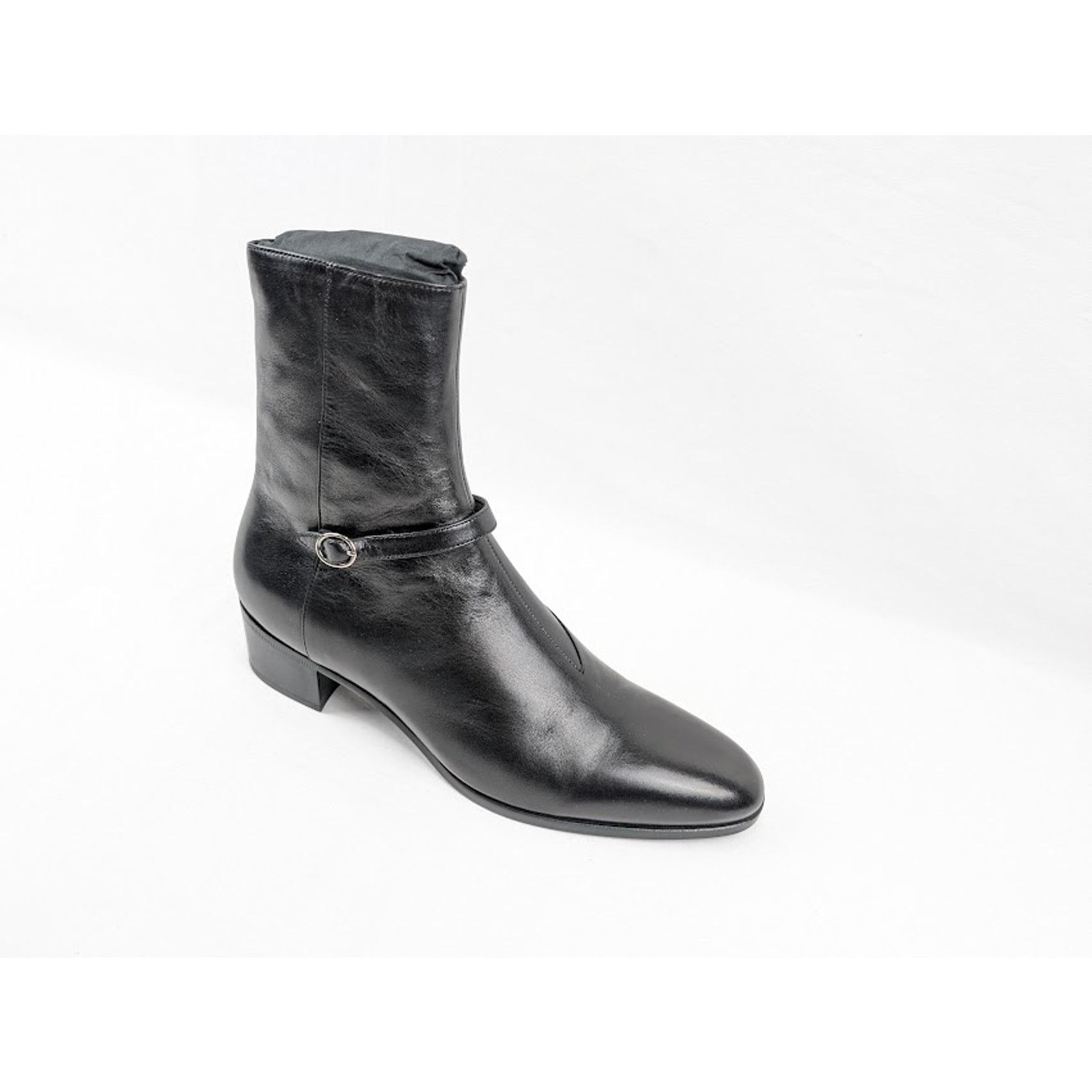 Saint Laurent Paris o1rshd1 Vlad 45 Zipped Boots in Black Size US 11.5 / EU 44-45 - 2 Thumbnail