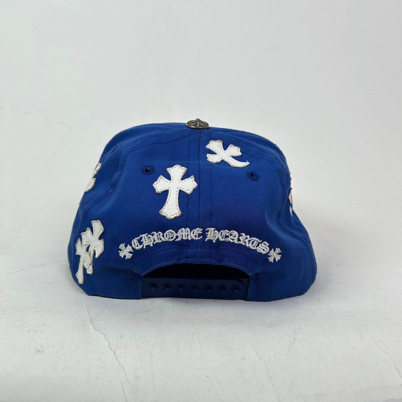 Chrome Hearts Chrome Hearts Blue Cross Patch CH Baseball Hat Size ONE SIZE - 5 Thumbnail