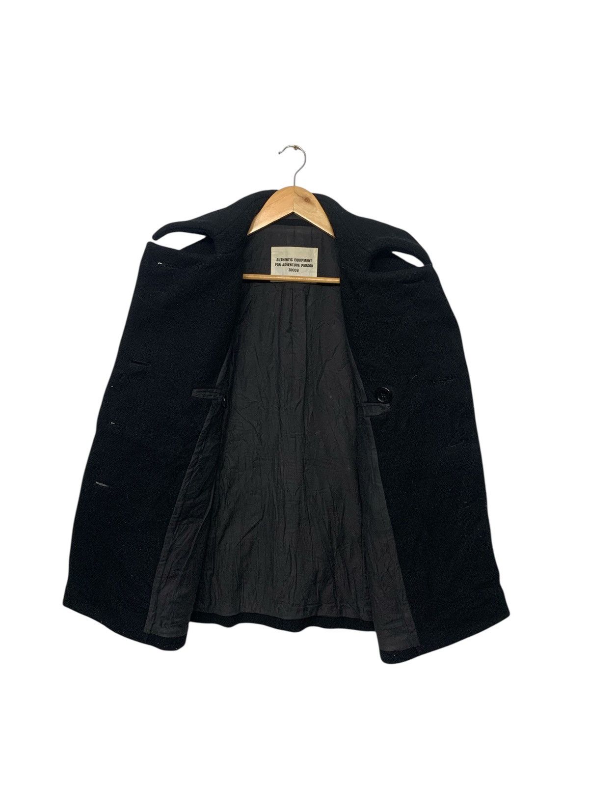 CABANE de ZUCCa × Issey Miyake × Zucca Rare Zucca Issey Miyake Wool Button Ups Jacket Size US M / EU 48-50 / 2 - 3 Thumbnail