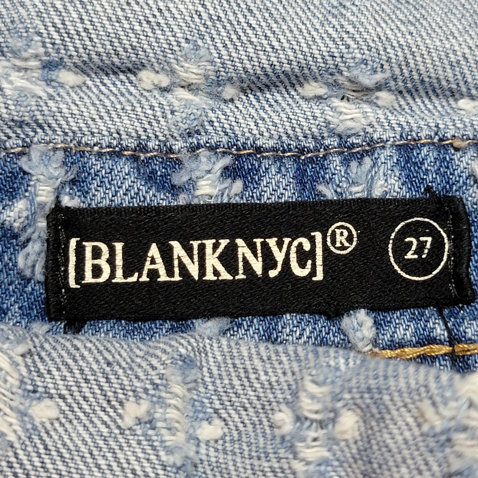 BLANKNYC Blank NYC Textured Denim Shortalls - Size 27 Size 33" - 8 Thumbnail