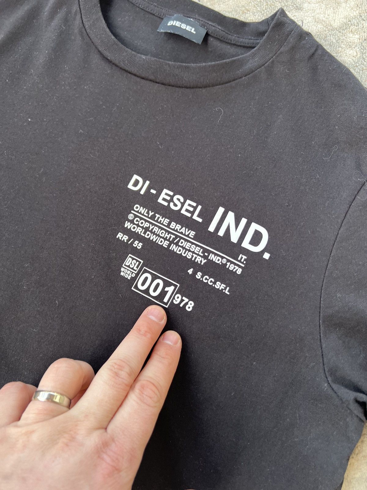 Diesel Diesel Tee Size US L / EU 52-54 / 3 - 3 Thumbnail
