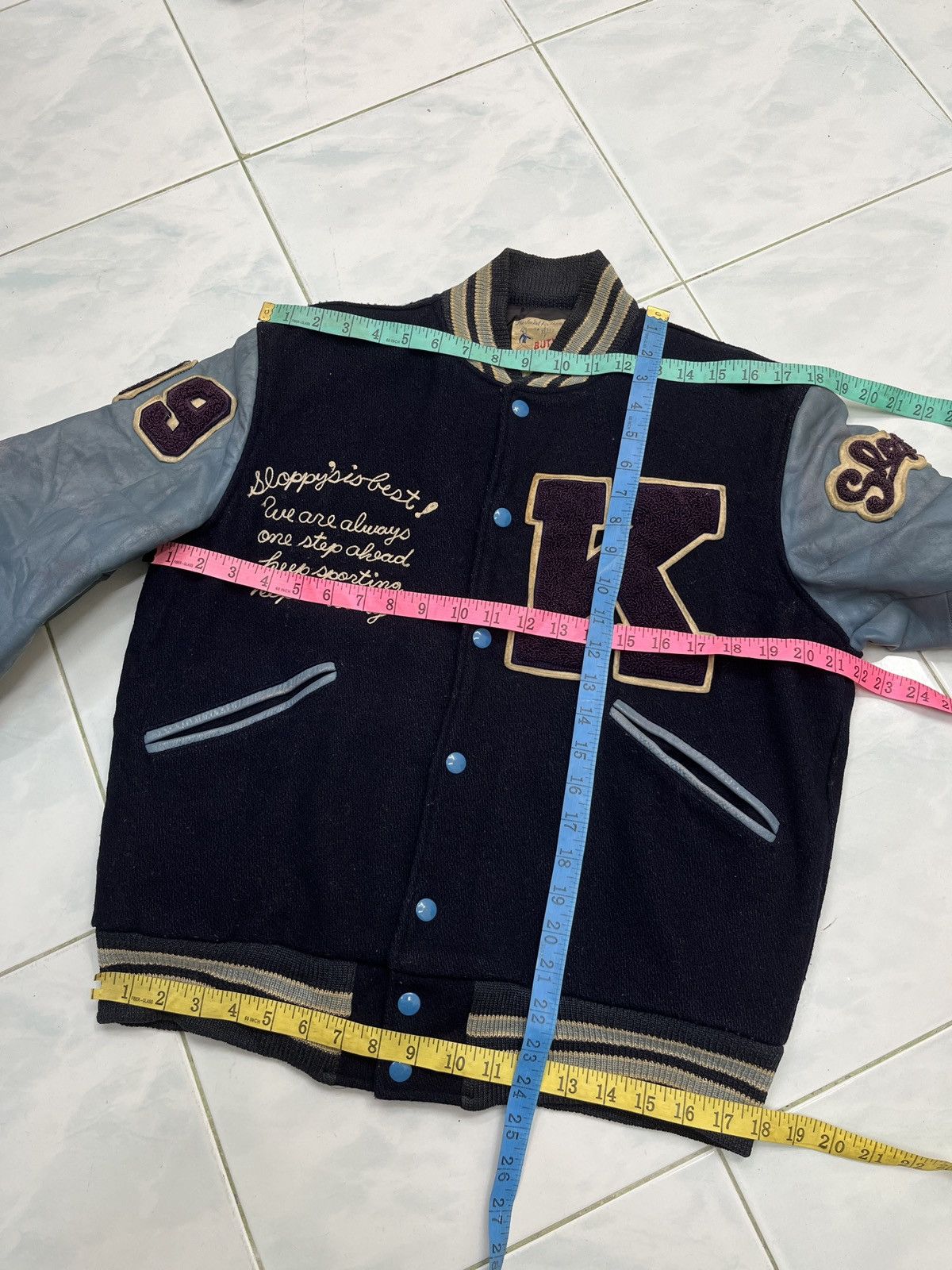 Hypebeast 🔥🔥🔥ARCHIVE VTG BUTWIN SLOPPYS SHIBUYA TOKYO VARSITY JACKET Size US S / EU 44-46 / 1 - 18 Thumbnail