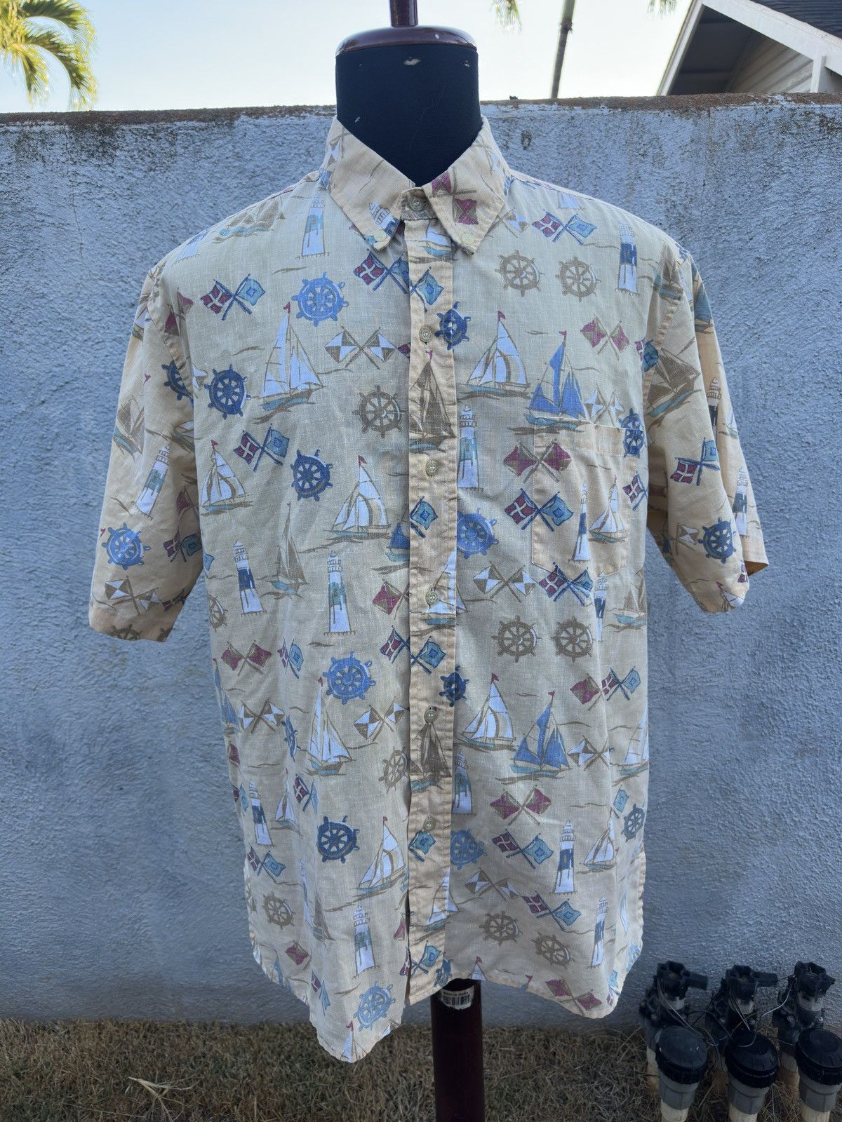 Reyn Spooner Reyn Spooner Classic Fit Yellow Men's XL Hawaiian Print Size US XL / EU 56 / 4 - 1 Thumbnail