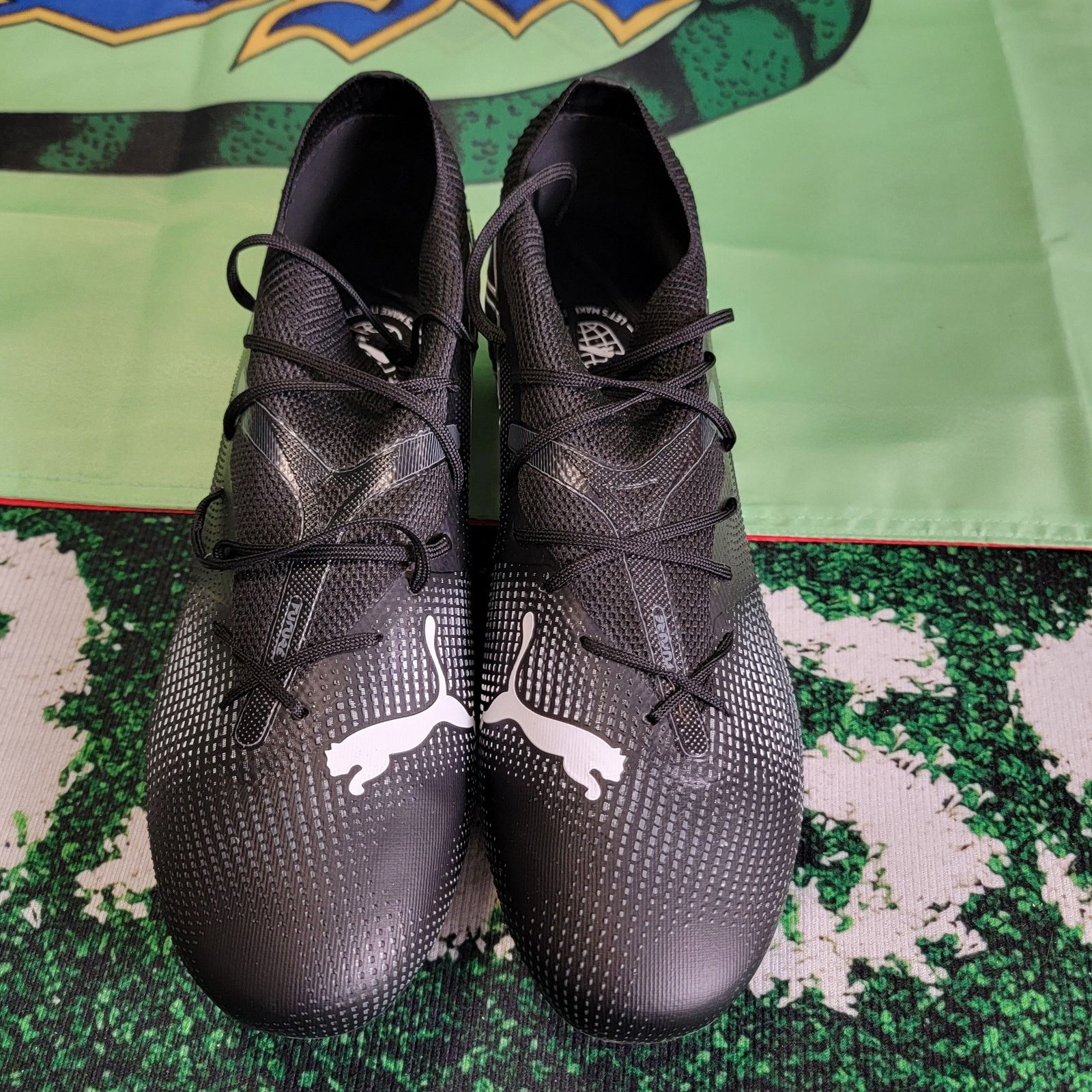 Puma Puma Future 7 Match FG Cleats - Black/White - Men's Sz 11 Size US 11 / EU 44 - 4 Thumbnail