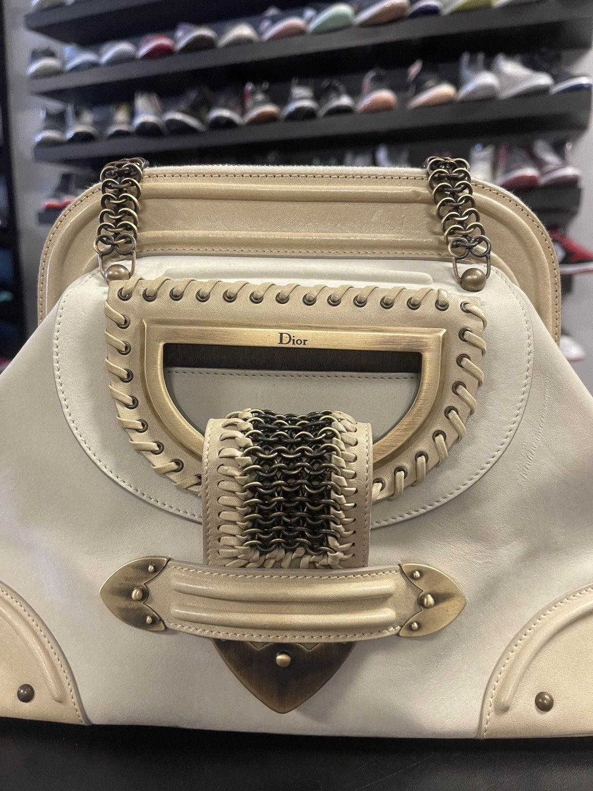 Dior Christian Dior Nubuck Medium Jeanne Frame Bag Authentic Size ONE SIZE - 2 Thumbnail