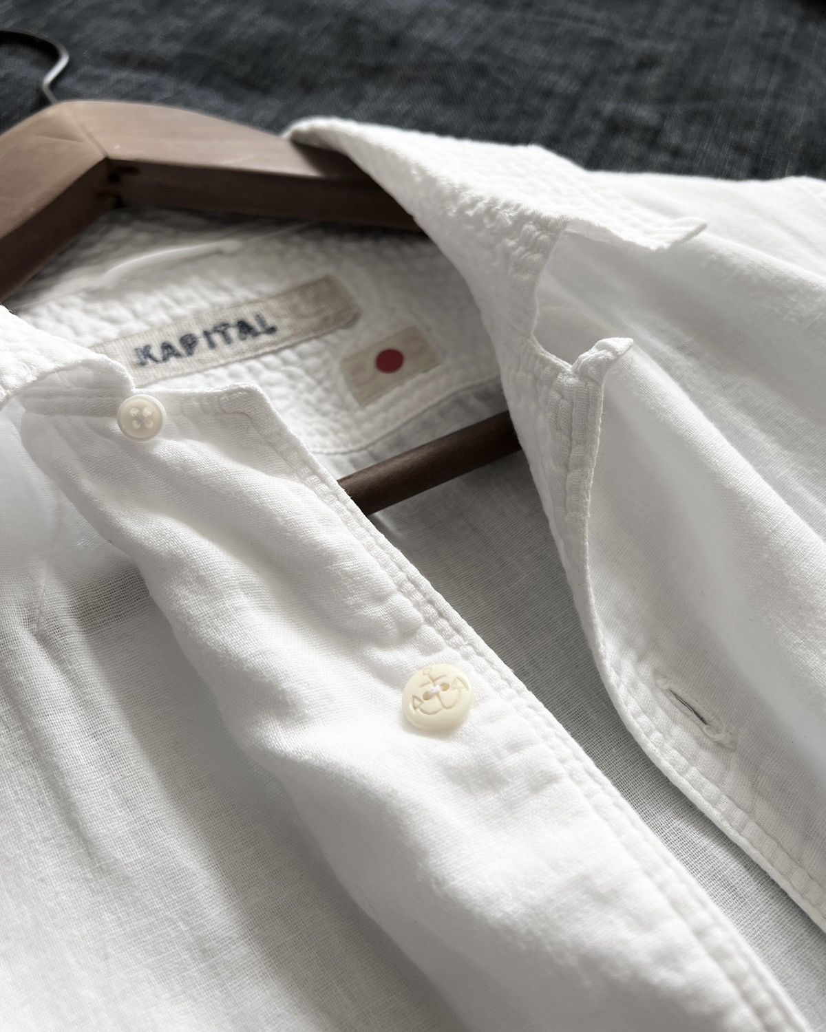 VINTAGE KAPITAL BUTTON US NAVY SHIRT