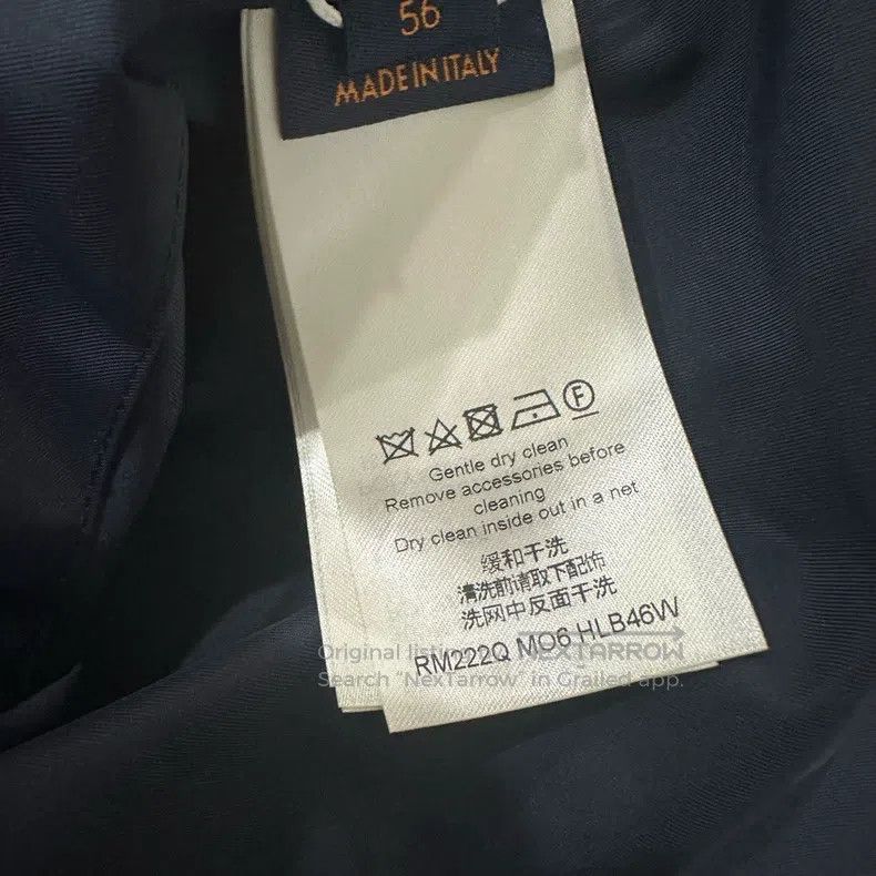 Louis Vuitton Louis Vuitton Dark blue pin full logo double-sided assault Size US XL / EU 56 / 4 - 5 Thumbnail