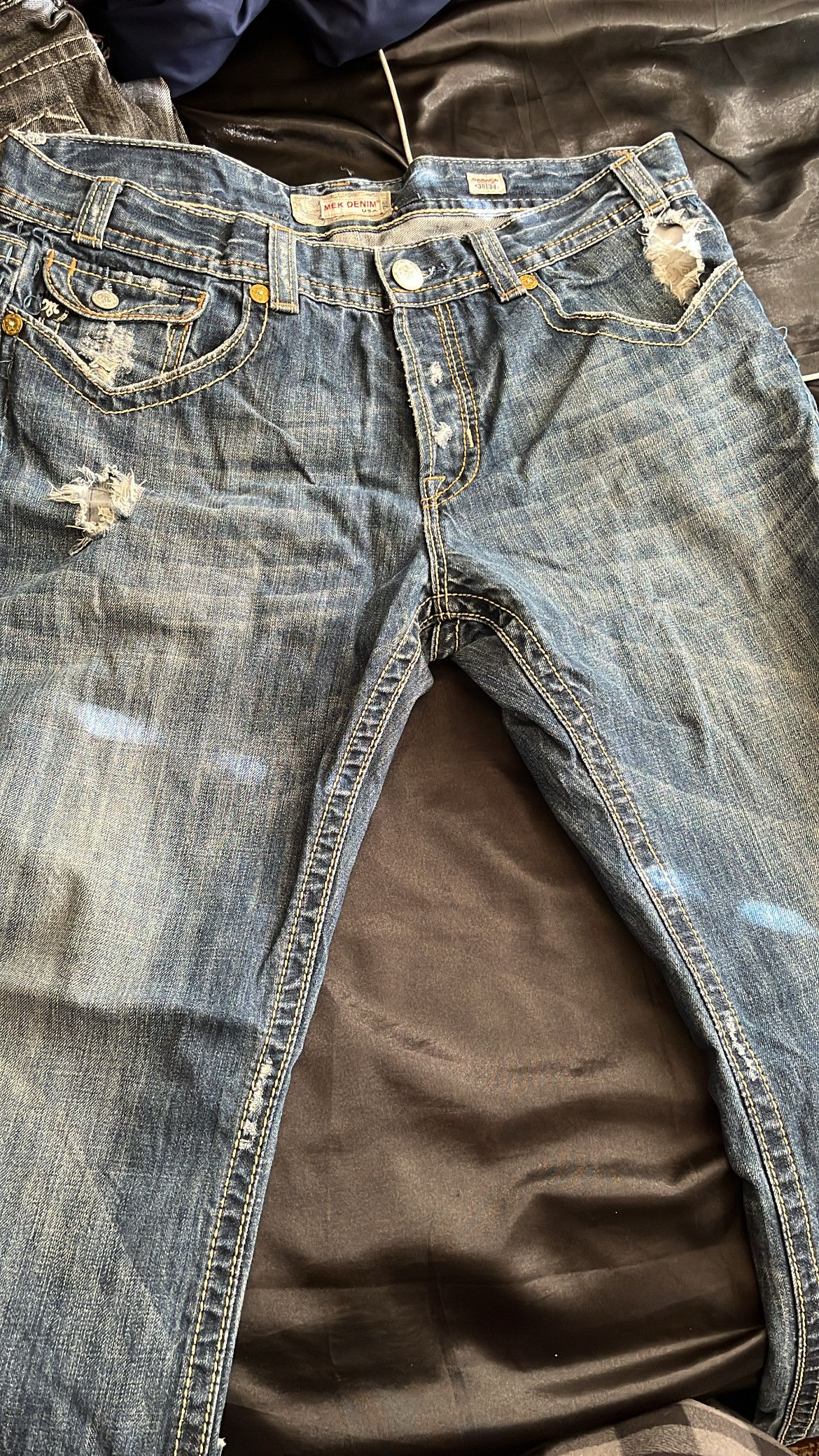 Mek Denim Mek denim jeans (blue) Size US 38 / EU 54 - 3 Thumbnail