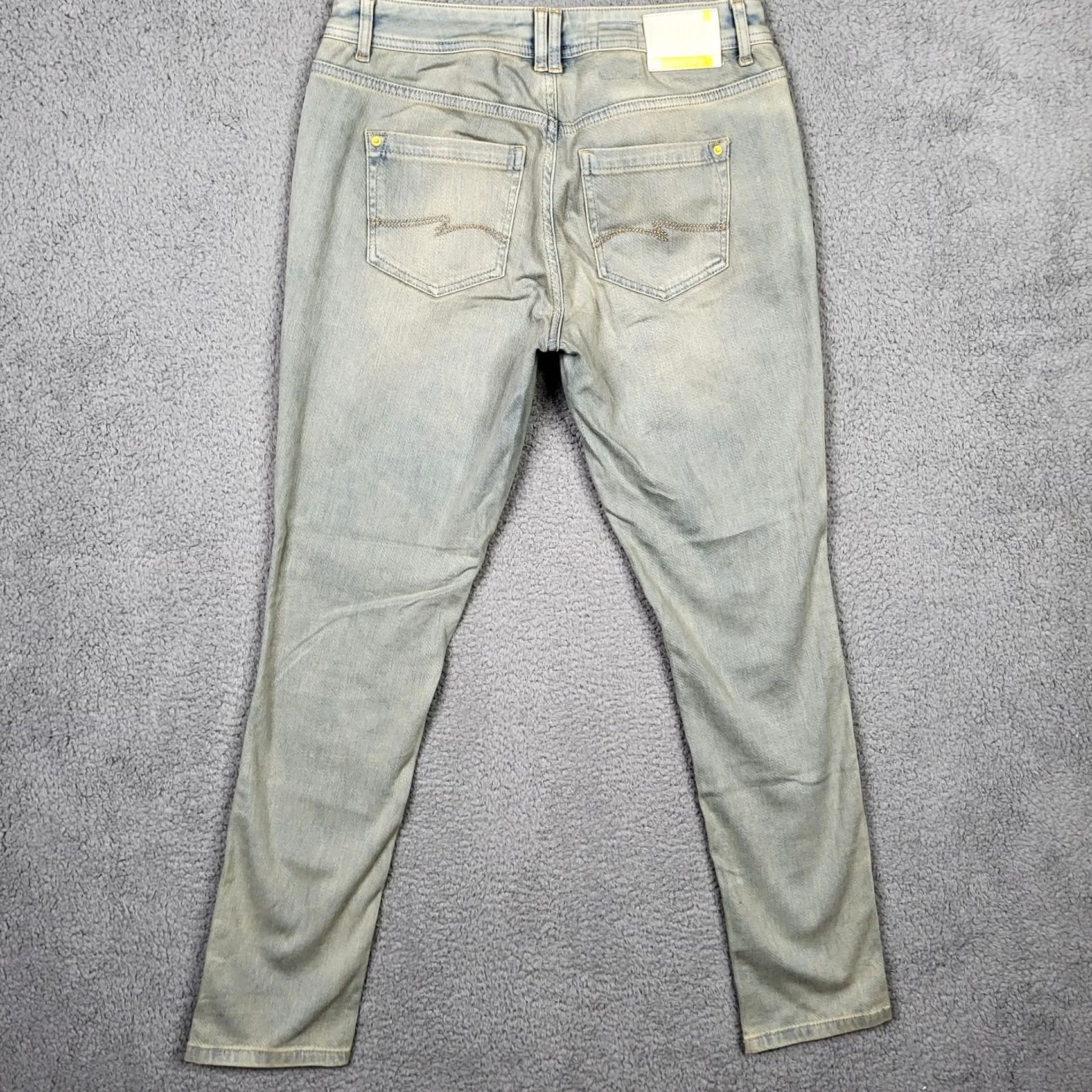 Vintage Be you in Street One CRISSI Loves Denim Women's Light blue jeans Sz 31 Size 24" / US 00 / IT 34 - 5 Thumbnail