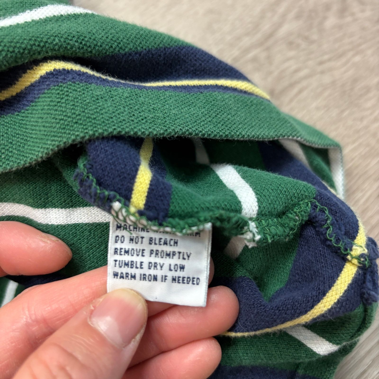 Polo Ralph Lauren × Vintage Vintage Polo Ralph Lauren Striped Polo Shirt Men's Large Size US L / EU 52-54 / 3 - 8 Thumbnail