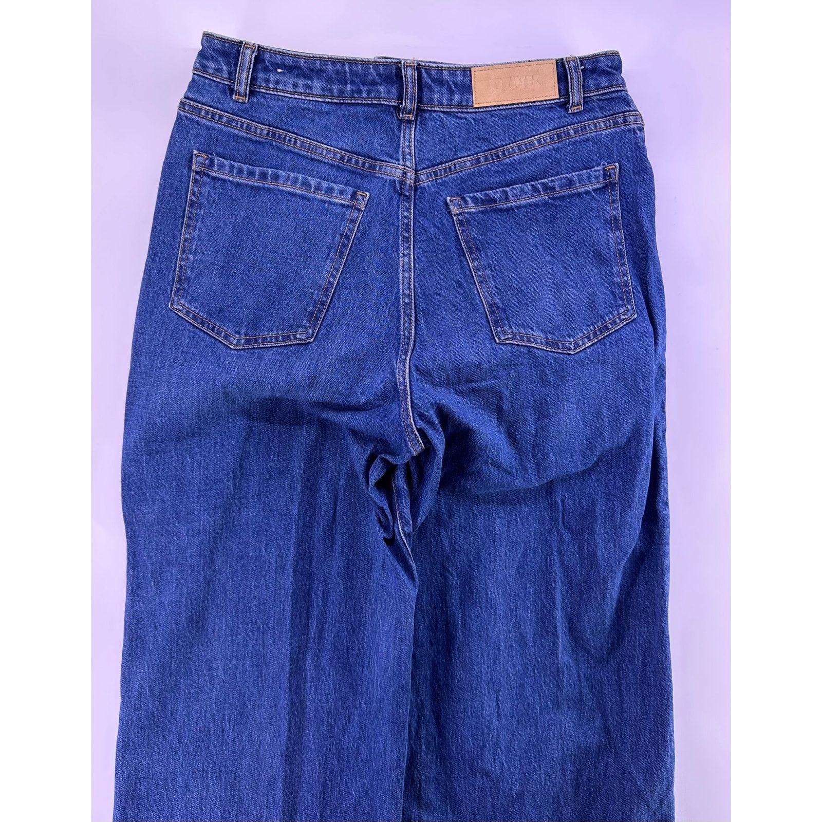 Victoria's Secret VS Pink Blue Demin Jeans Wide Leg Size 10 Size 32" / US 10 / IT 46 - 7 Thumbnail